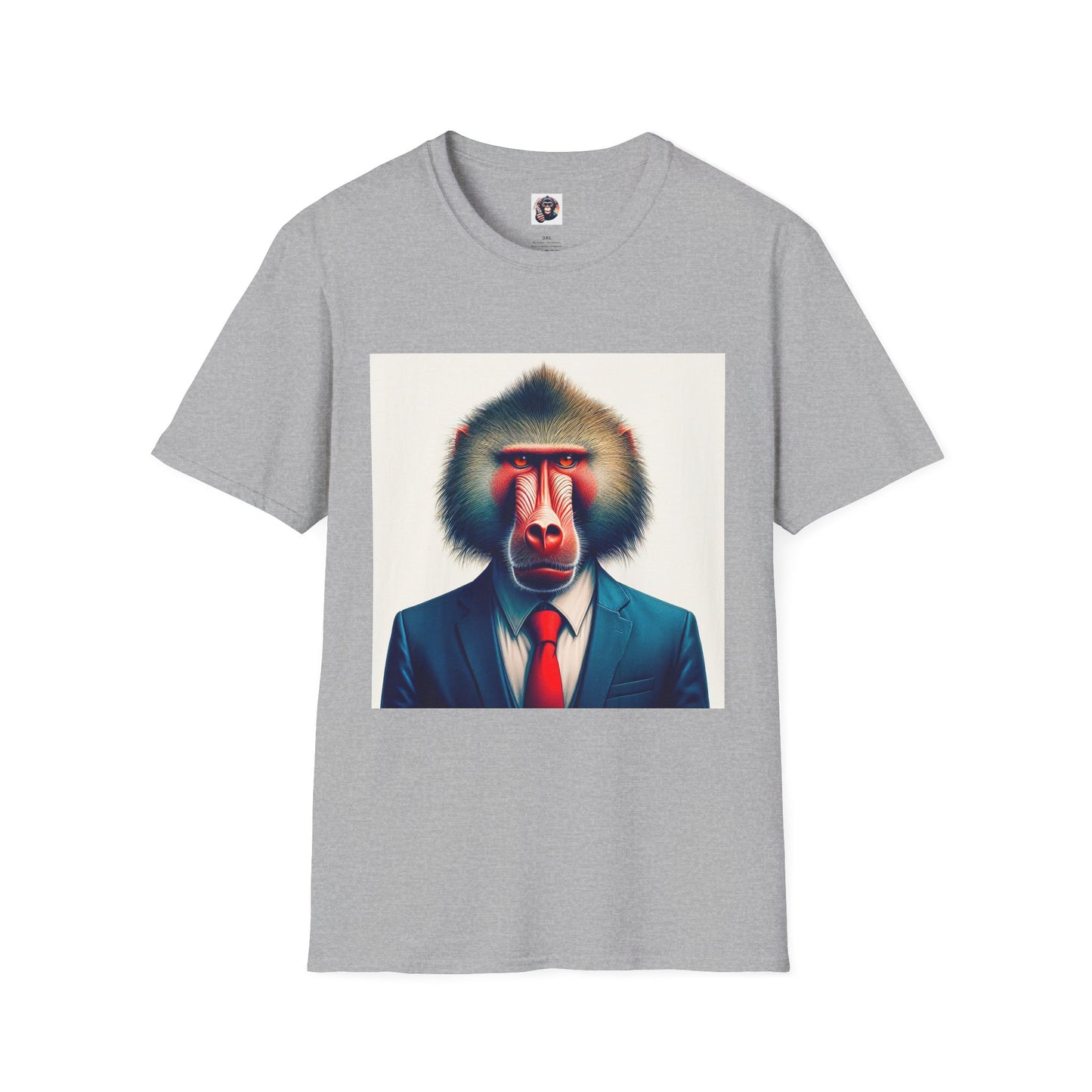 Baboon T-Shirt Printify XS Sport Grey 