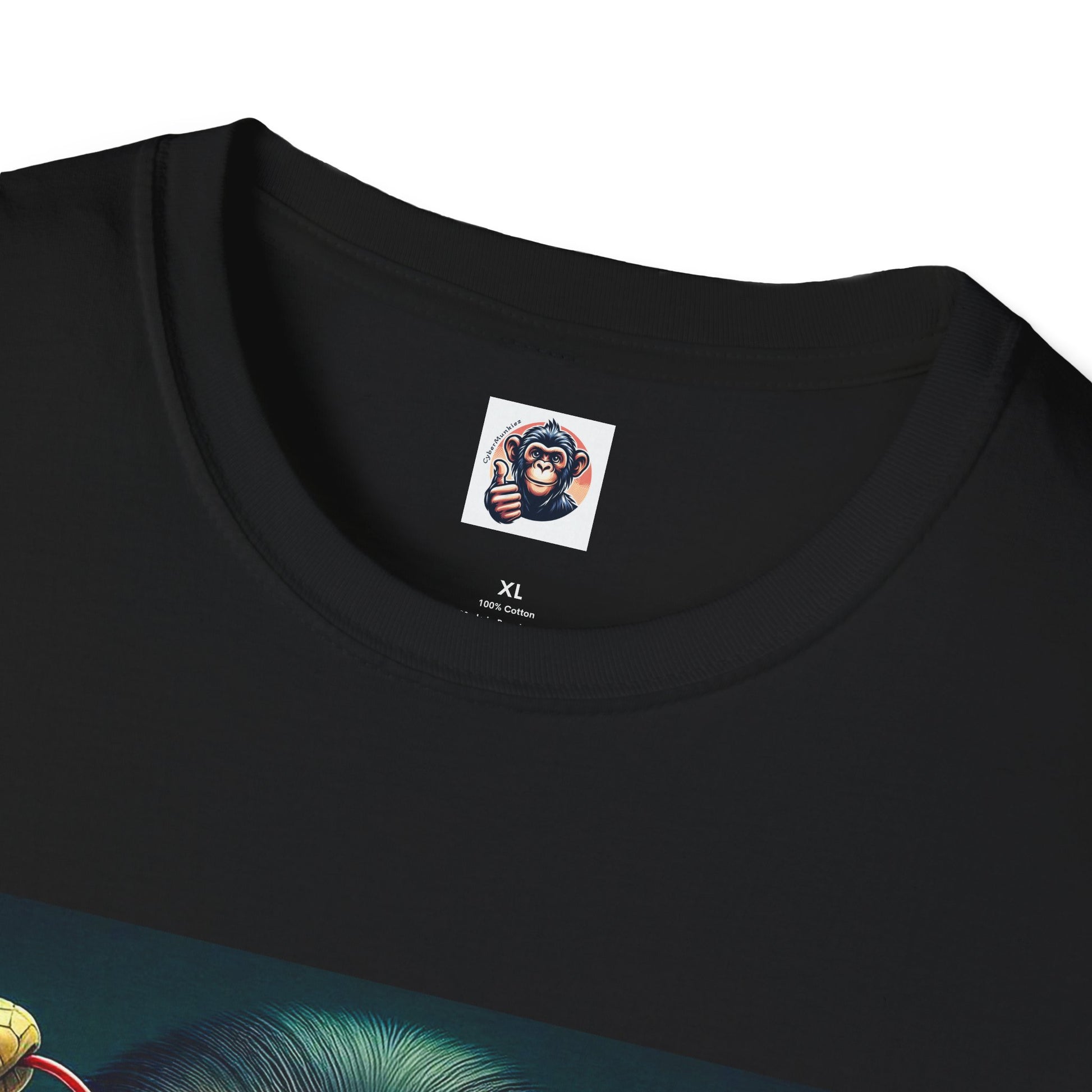 Capuchin Monkey scary snakes shirt T-Shirt Printify