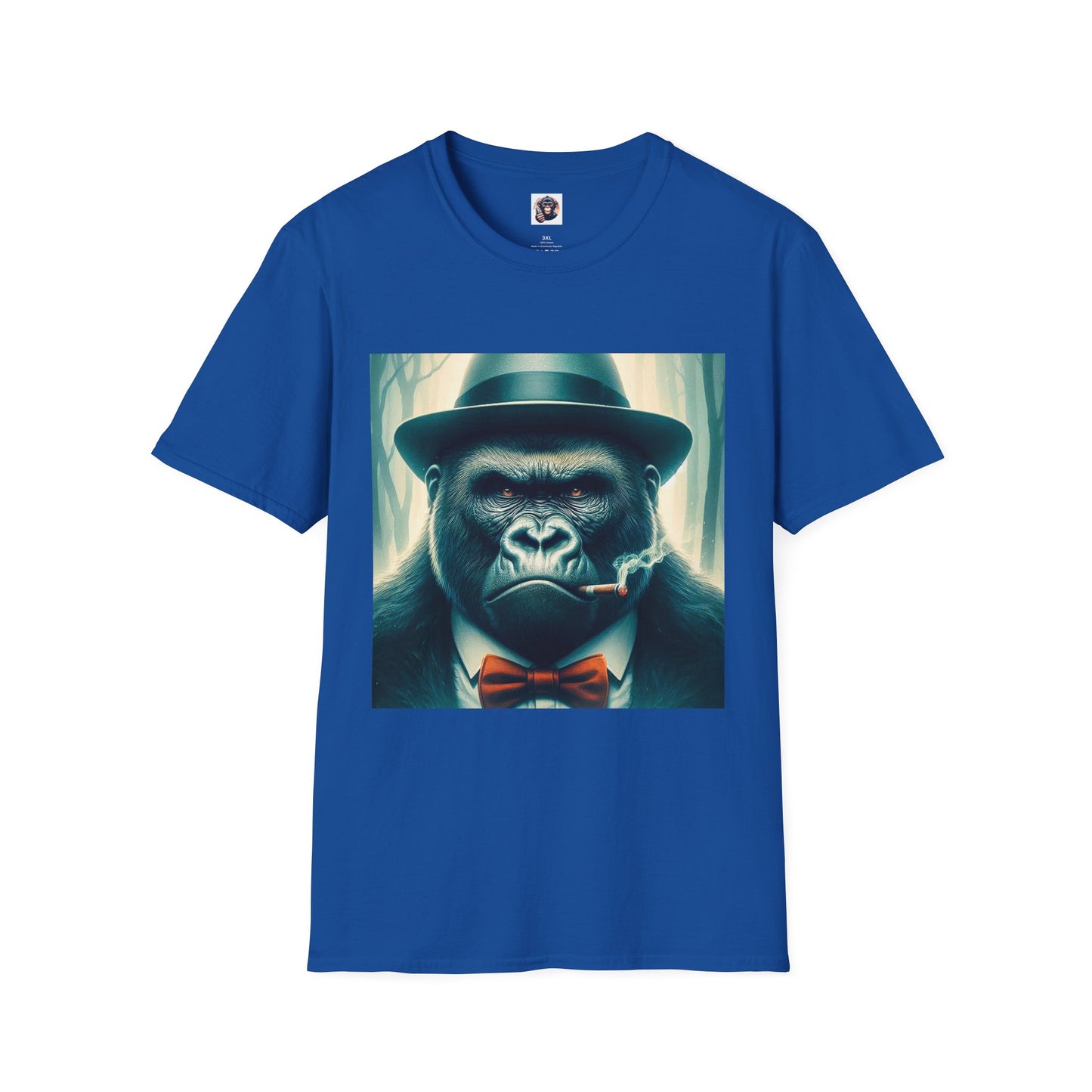 Gorilla T-Shirt Printify XS Royal 