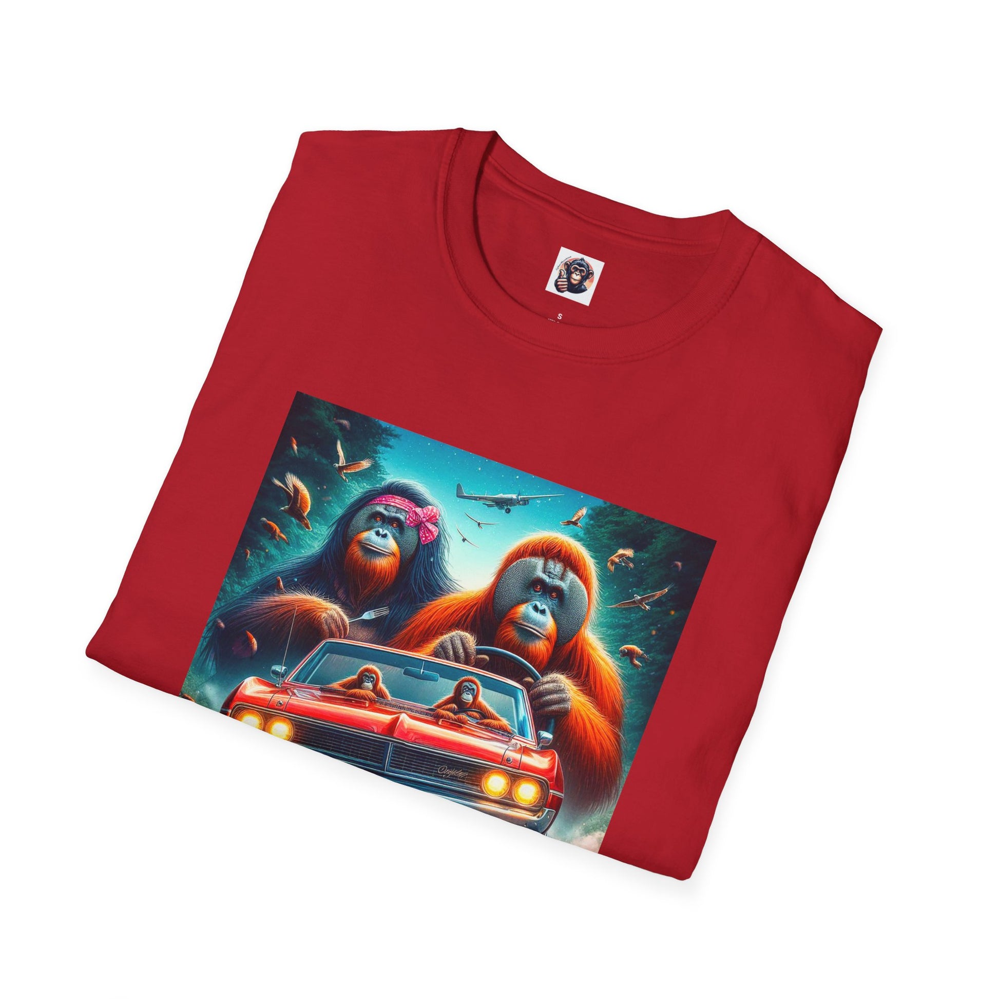 Wacky Orangutans T-Shirt Printify   