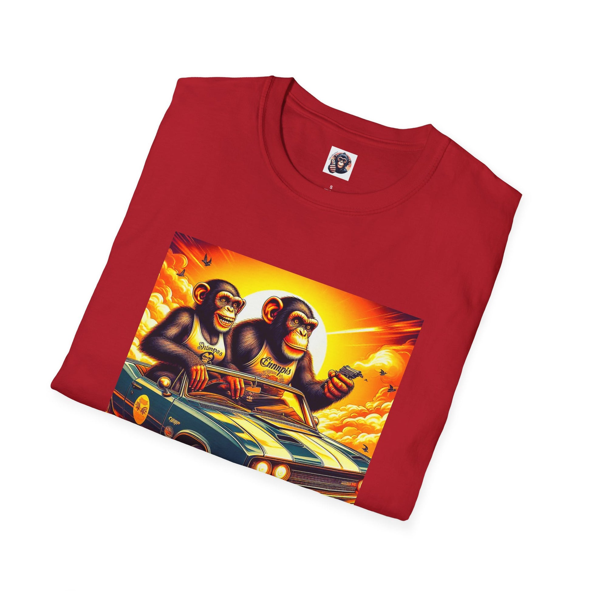 Wacky Chimp T-Shirt Printify   