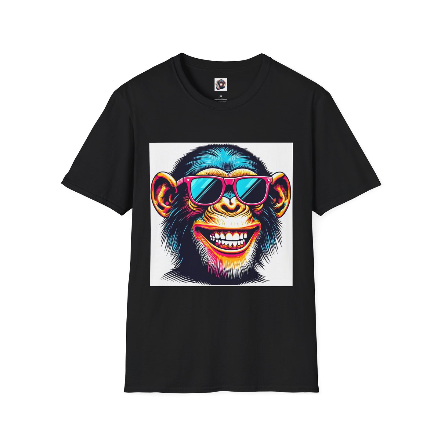 Chimp T-Shirt Printify XS Black 