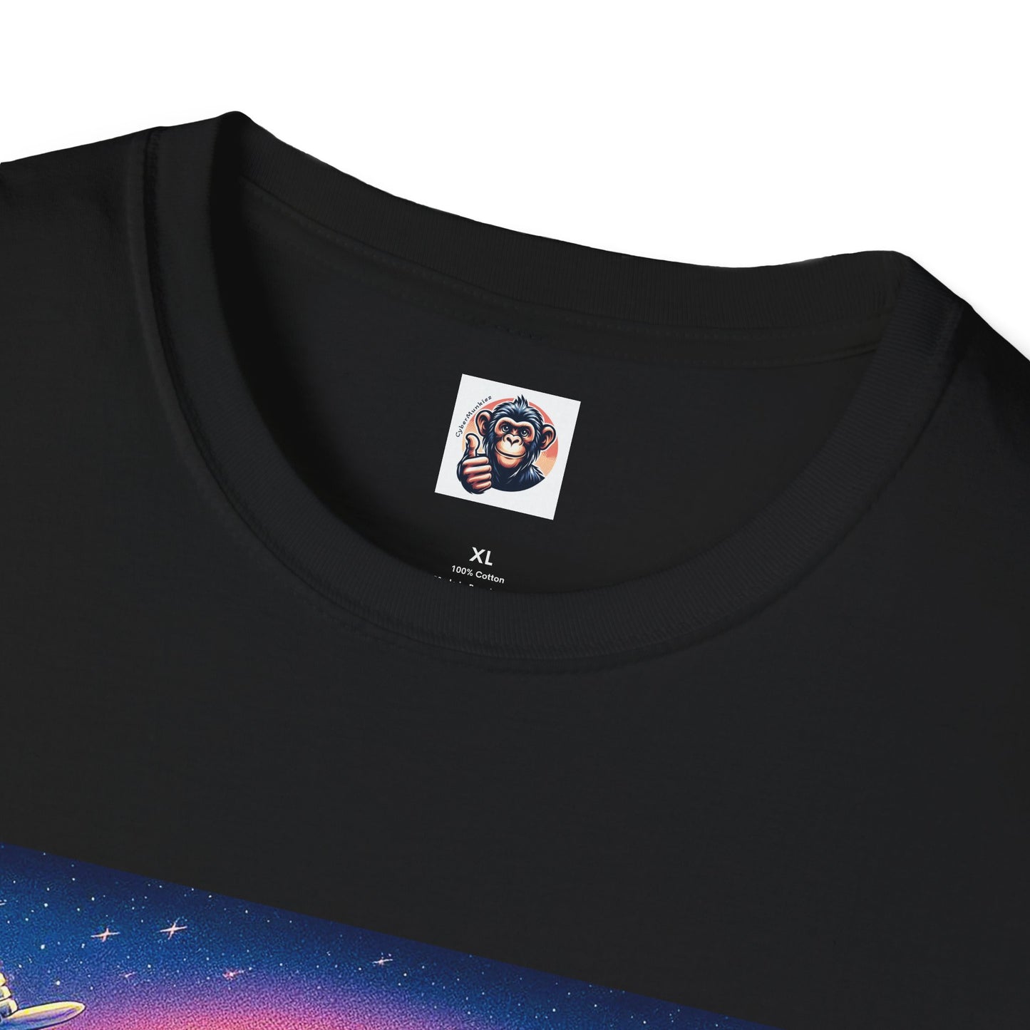 Wacky Gorilla pink car T-Shirt Printify