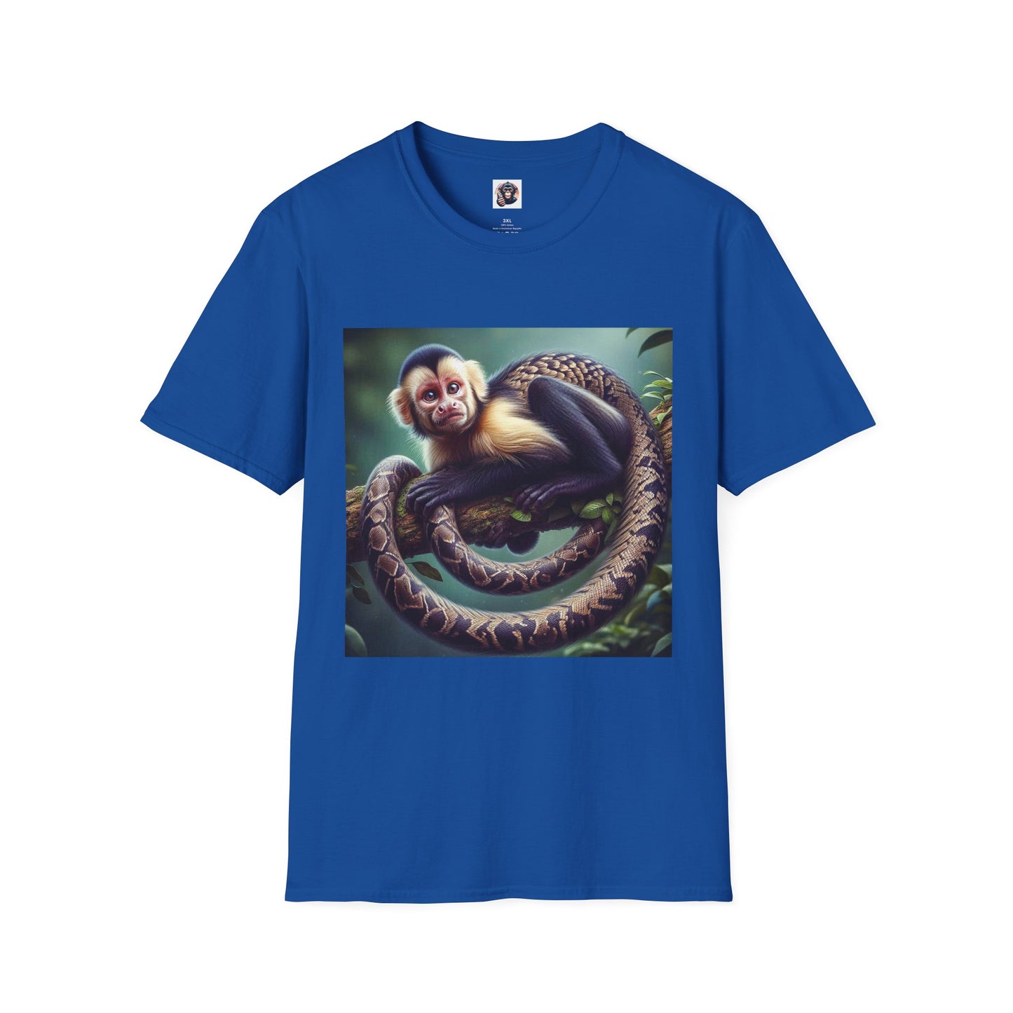 Capuchin Monkey T-Shirt Printify XS Royal 