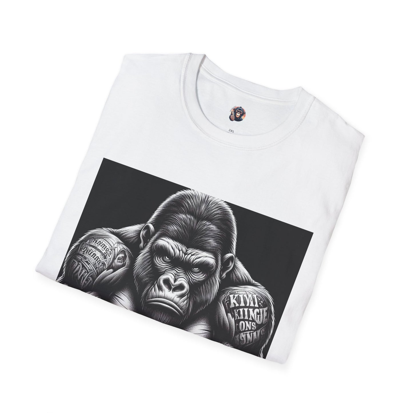 Gorilla T-Shirt Printify   