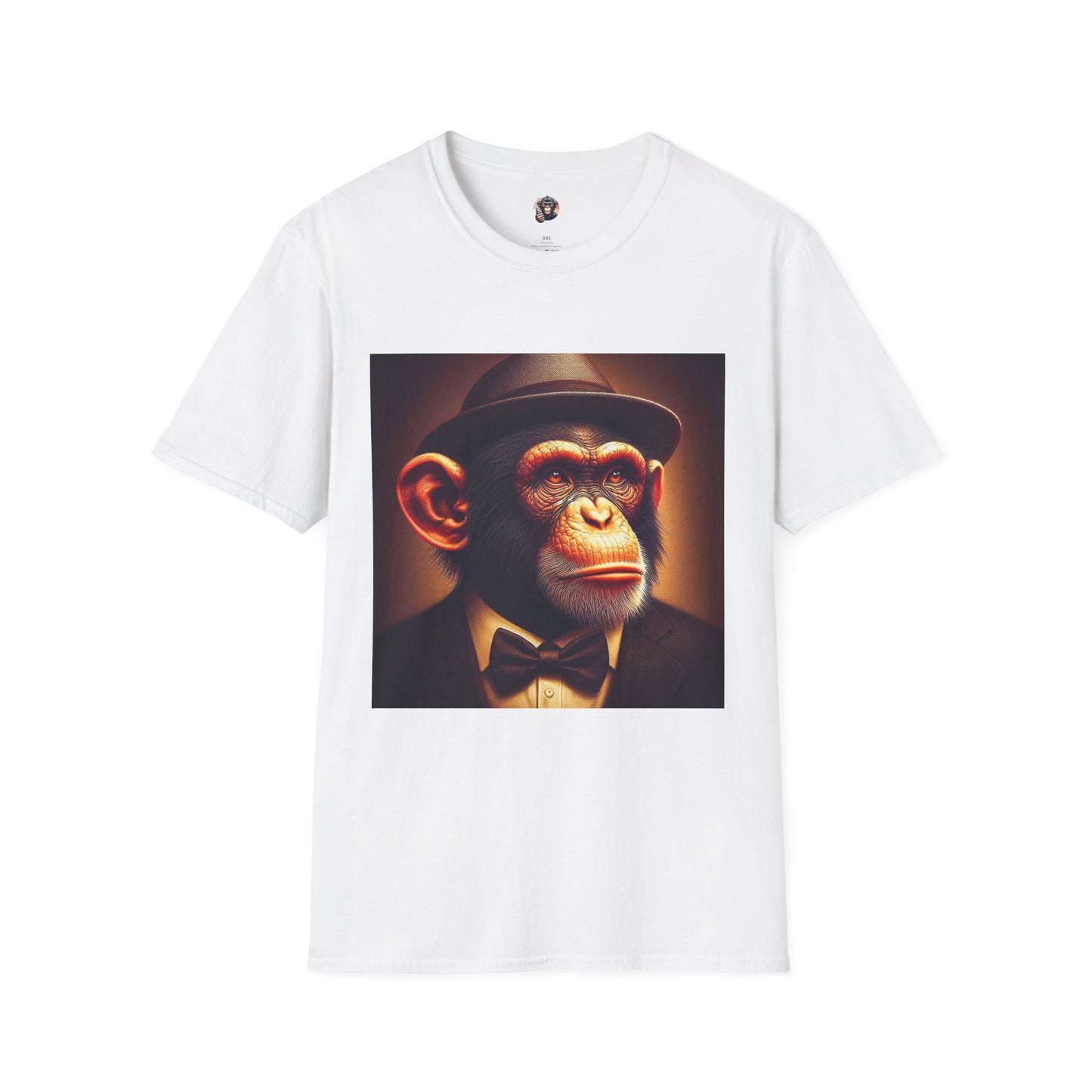 Chimp T-Shirt Printify S White 