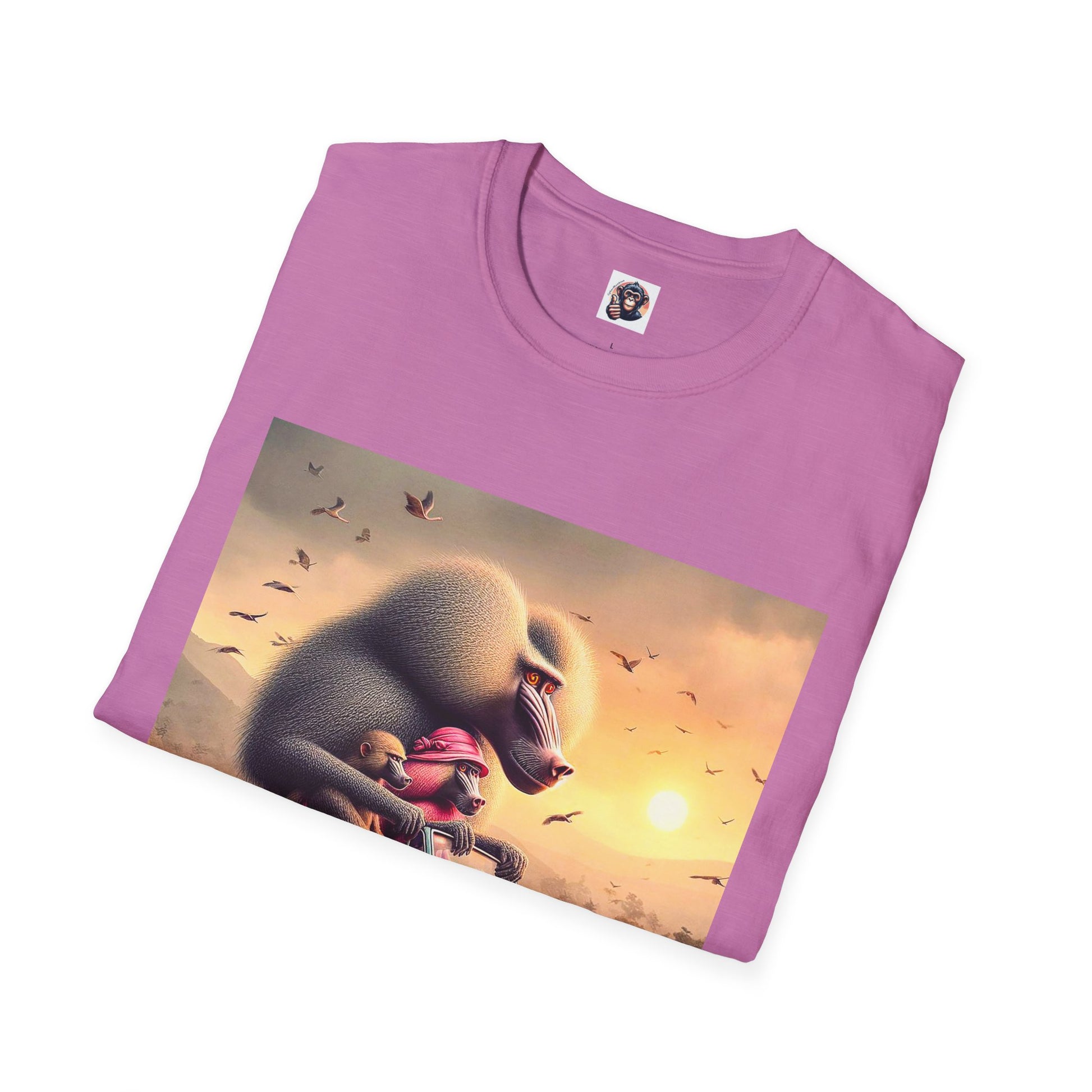 Wacky Baboon T-Shirt Printify   