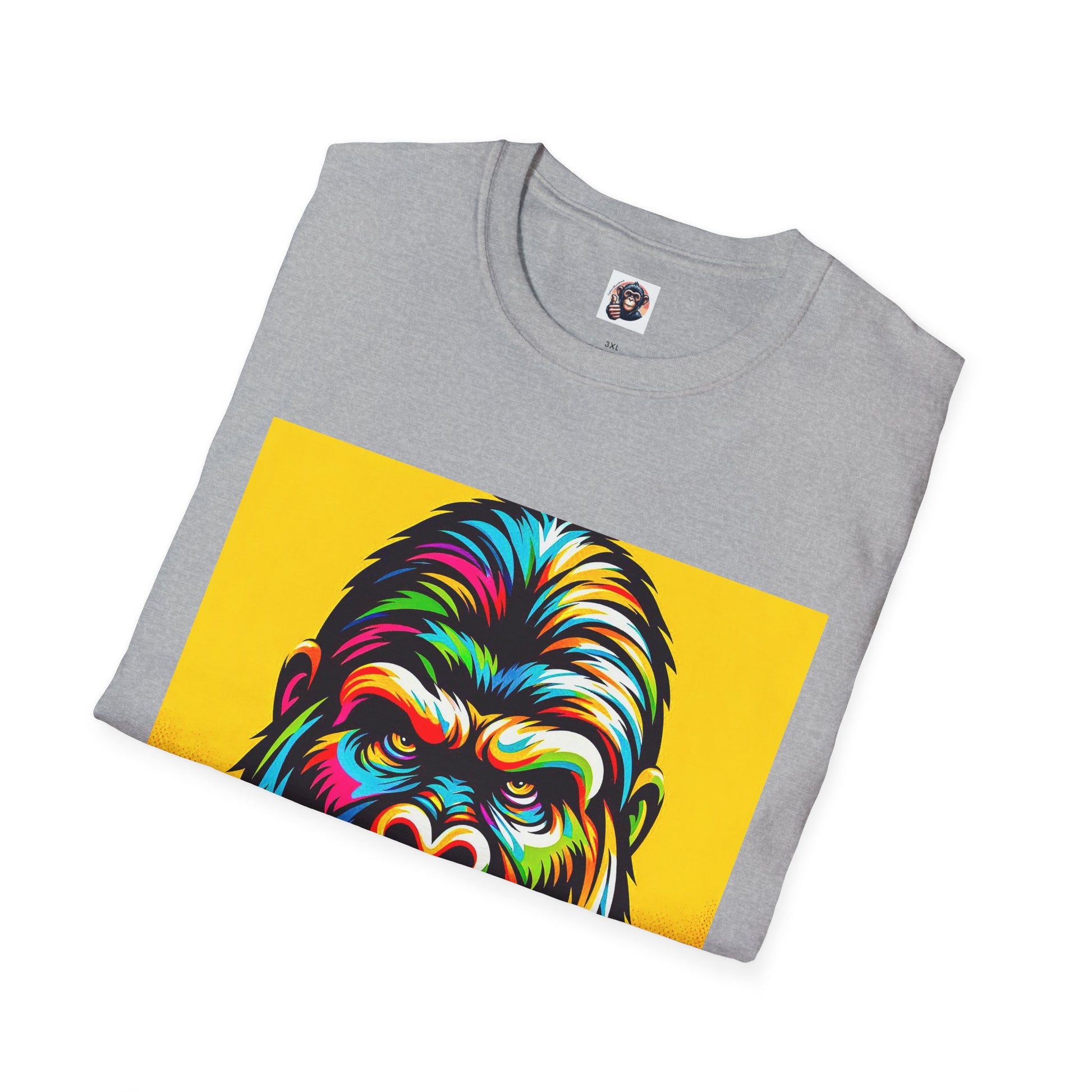 Gorilla T-Shirt Printify   