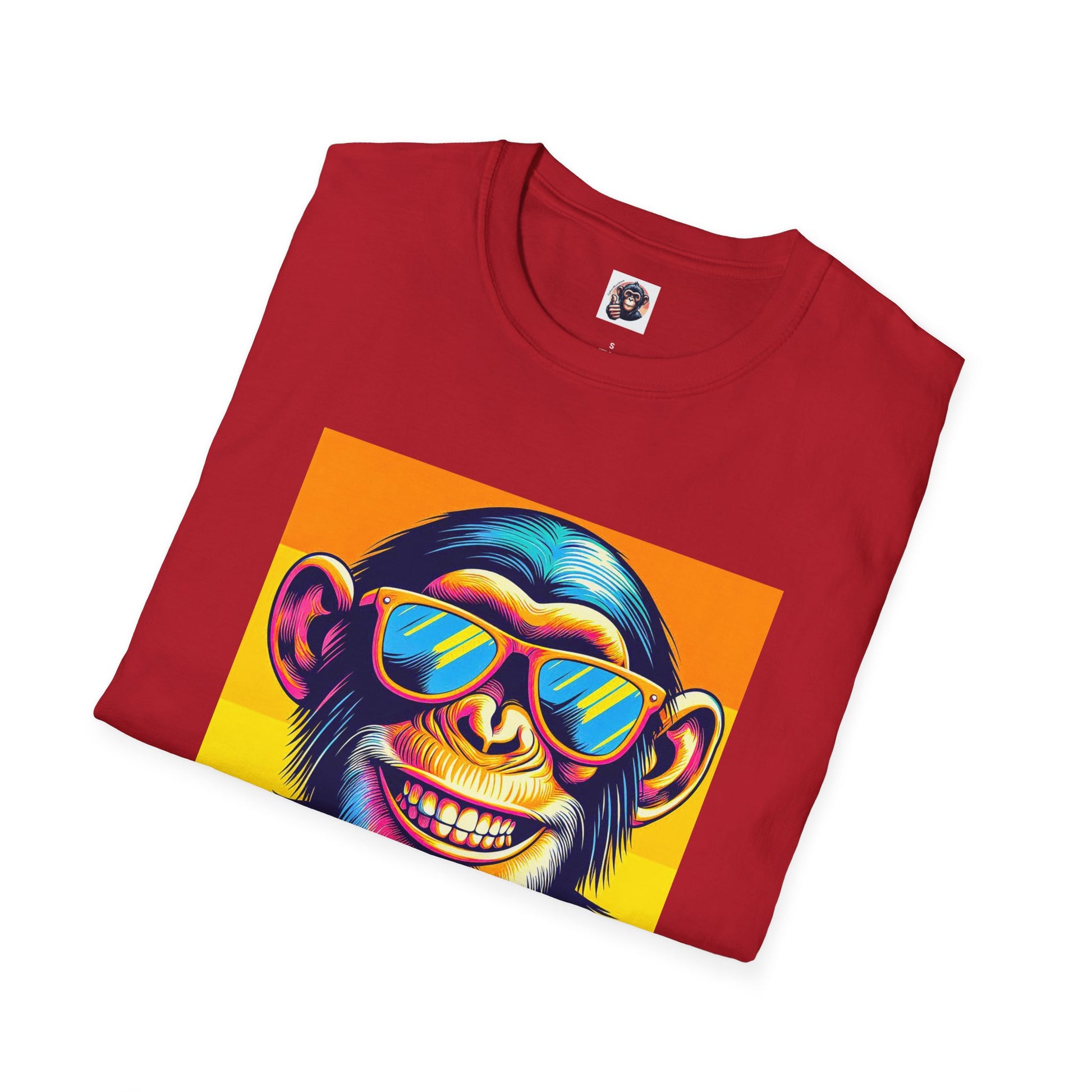 Chimp T-Shirt Printify   