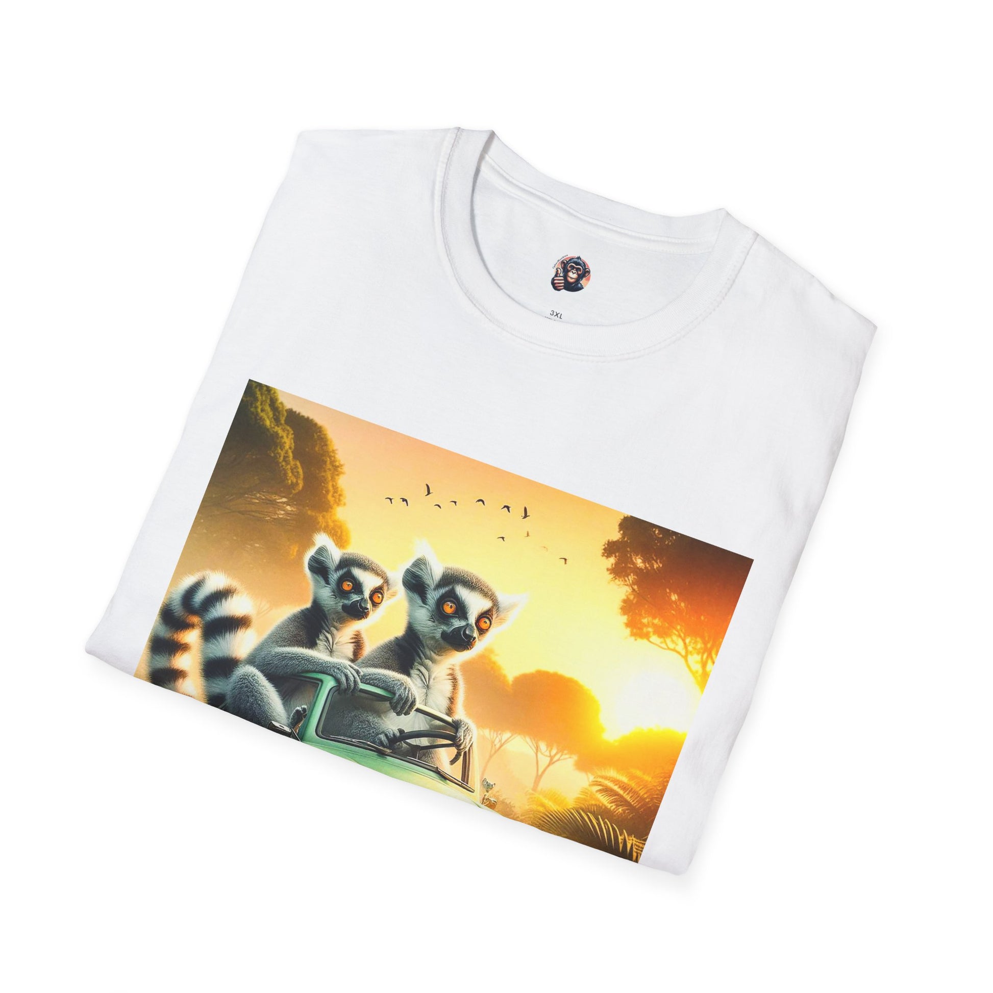 Wacky Lemurs T-Shirt Printify   