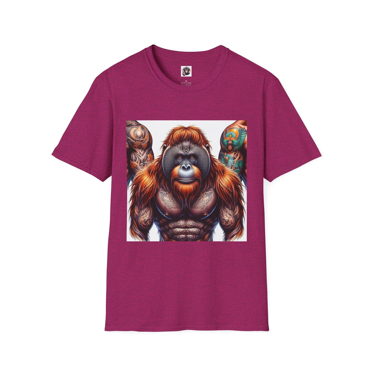 Orangutans T-Shirt Printify S Antique Heliconia 