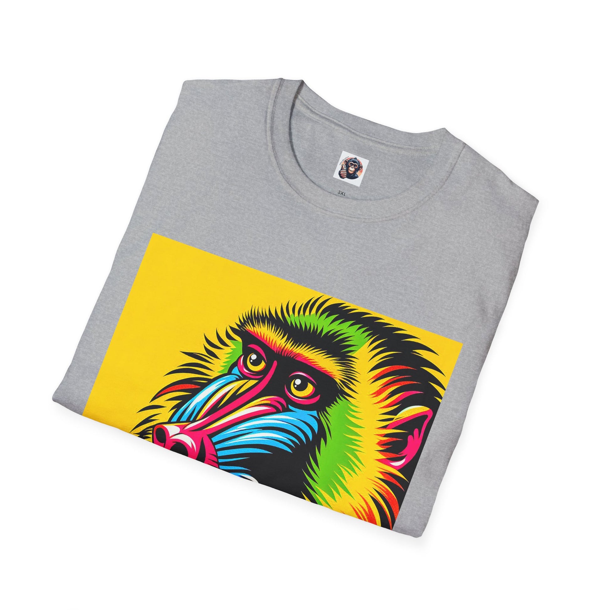 Baboon colorful beauty T-Shirt Printify
