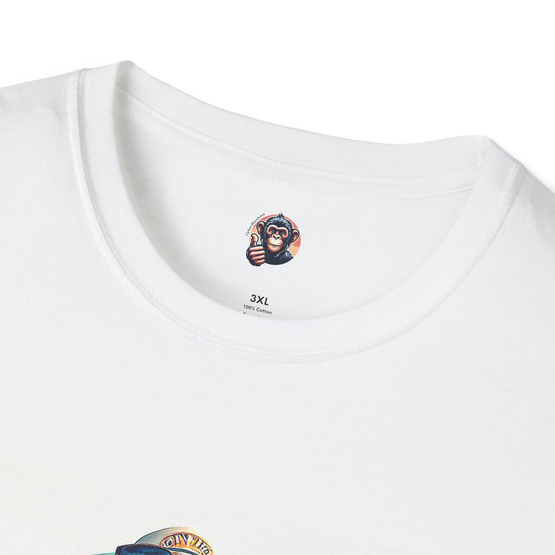 Chimp T-Shirt Printify   