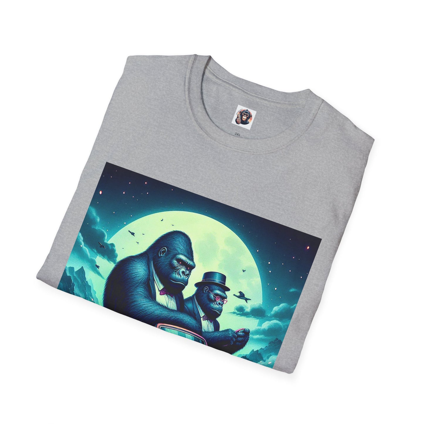 Wacky Gorilla T-Shirt Printify   