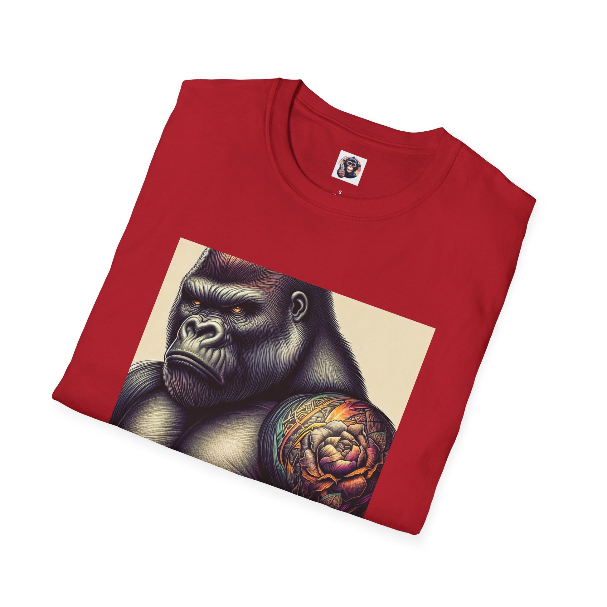 Gorilla T-Shirt Printify   