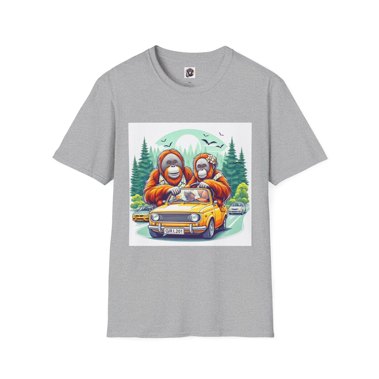 Orangutans T-Shirt Printify XS Sport Grey 