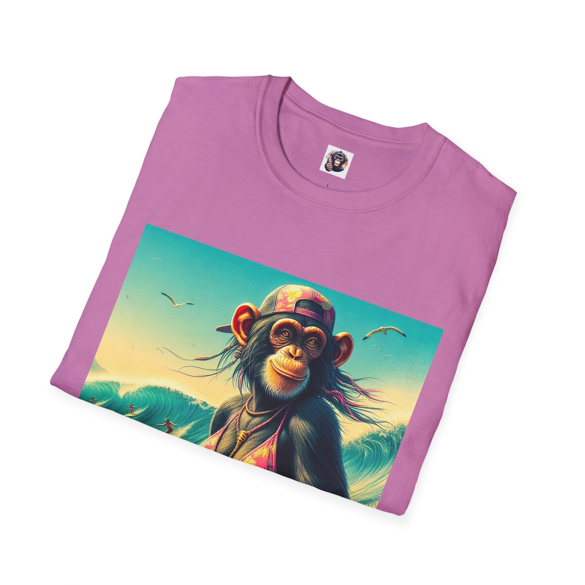 Chimp T-Shirt Printify   