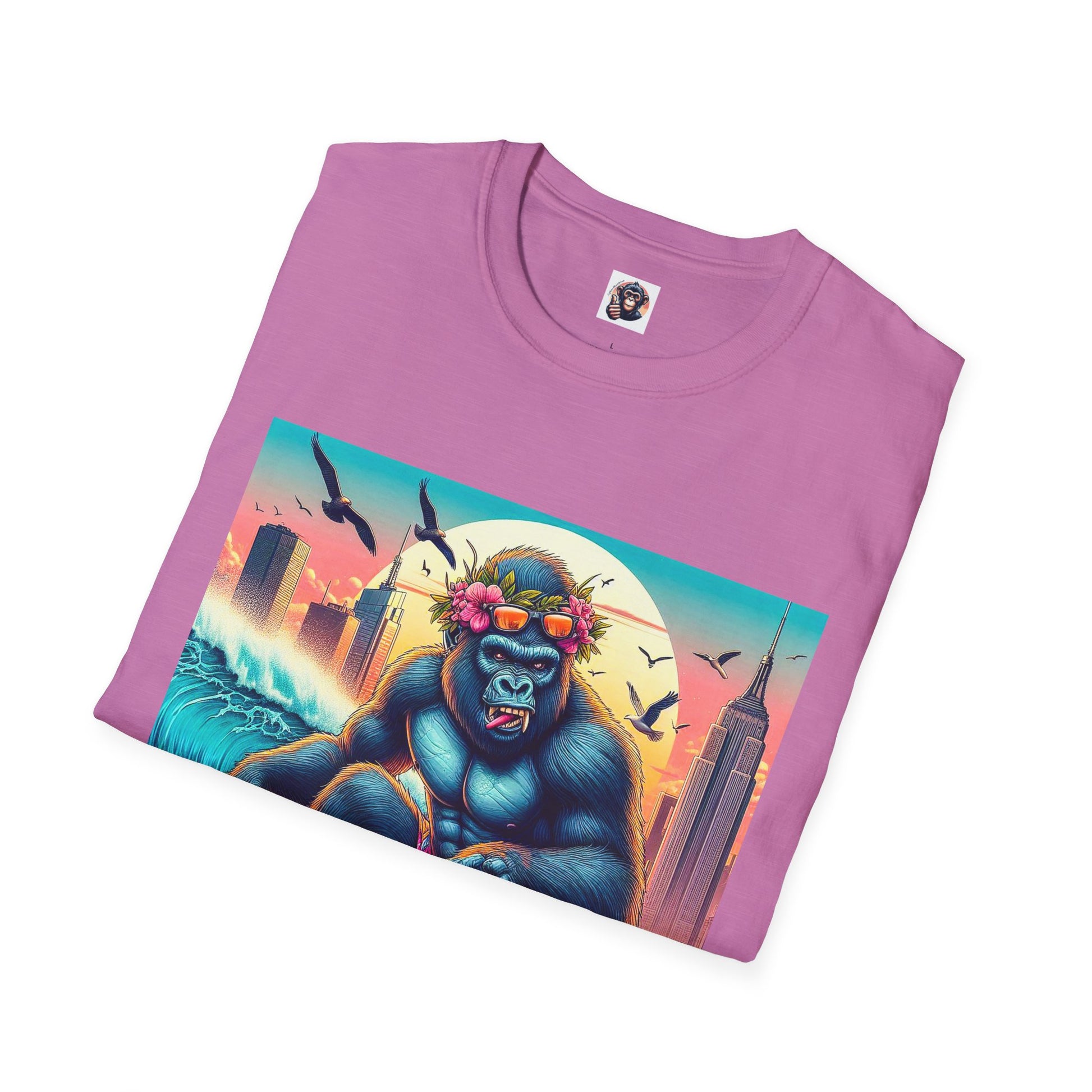 Gorilla T-Shirt Printify   