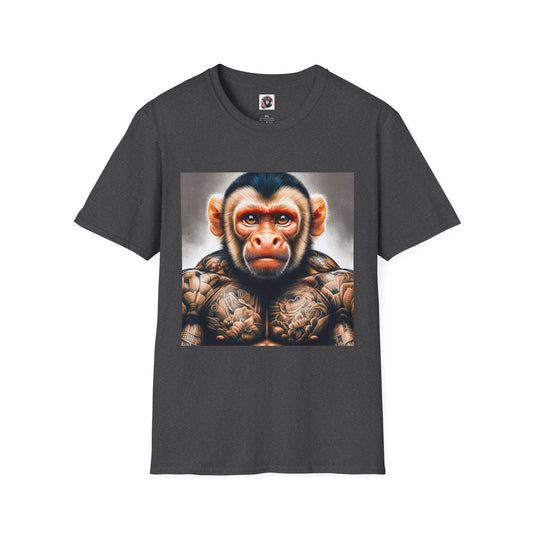 Capuchin Monkey T-Shirt Printify XS Dark Heather 