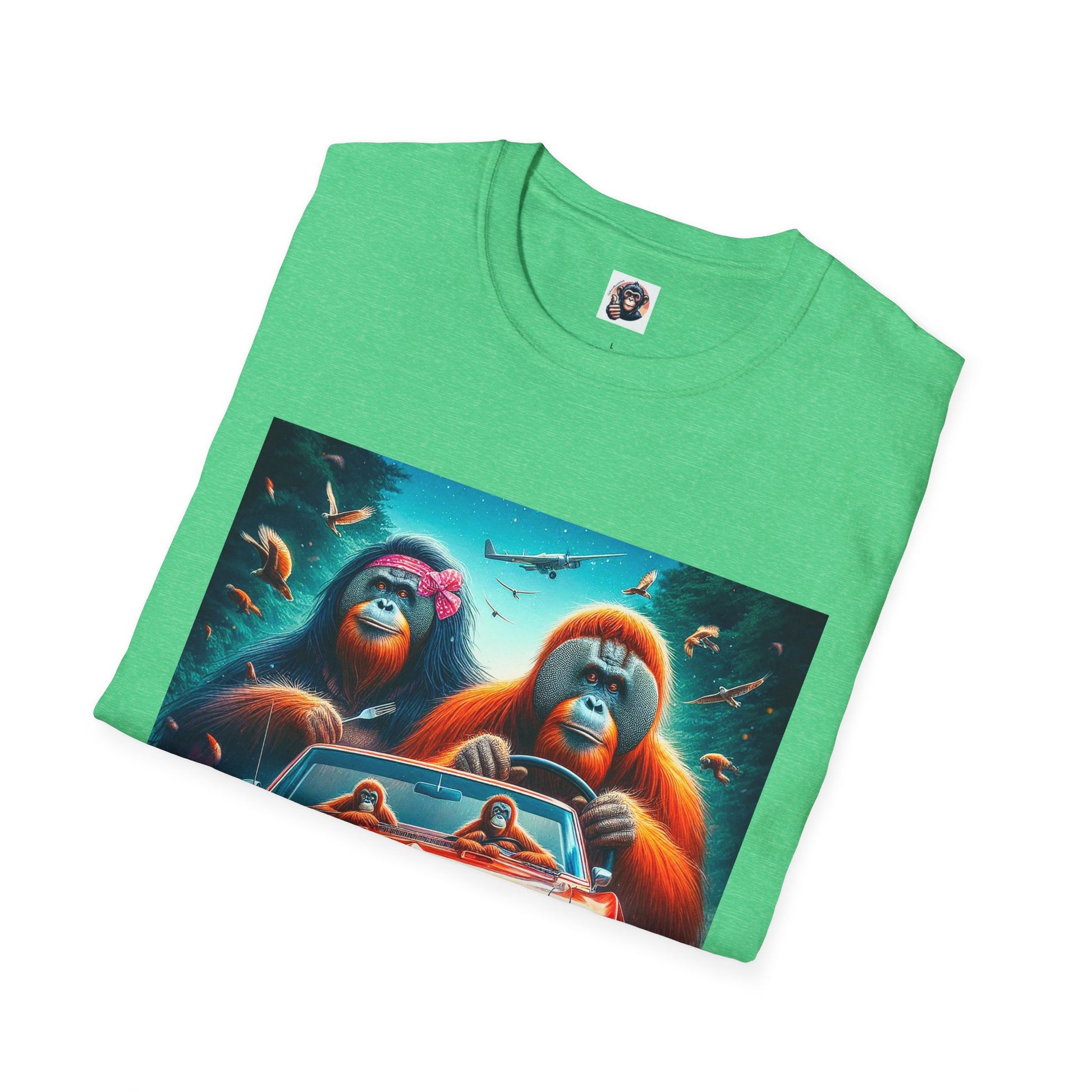 Wacky Orangutans T-Shirt Printify   