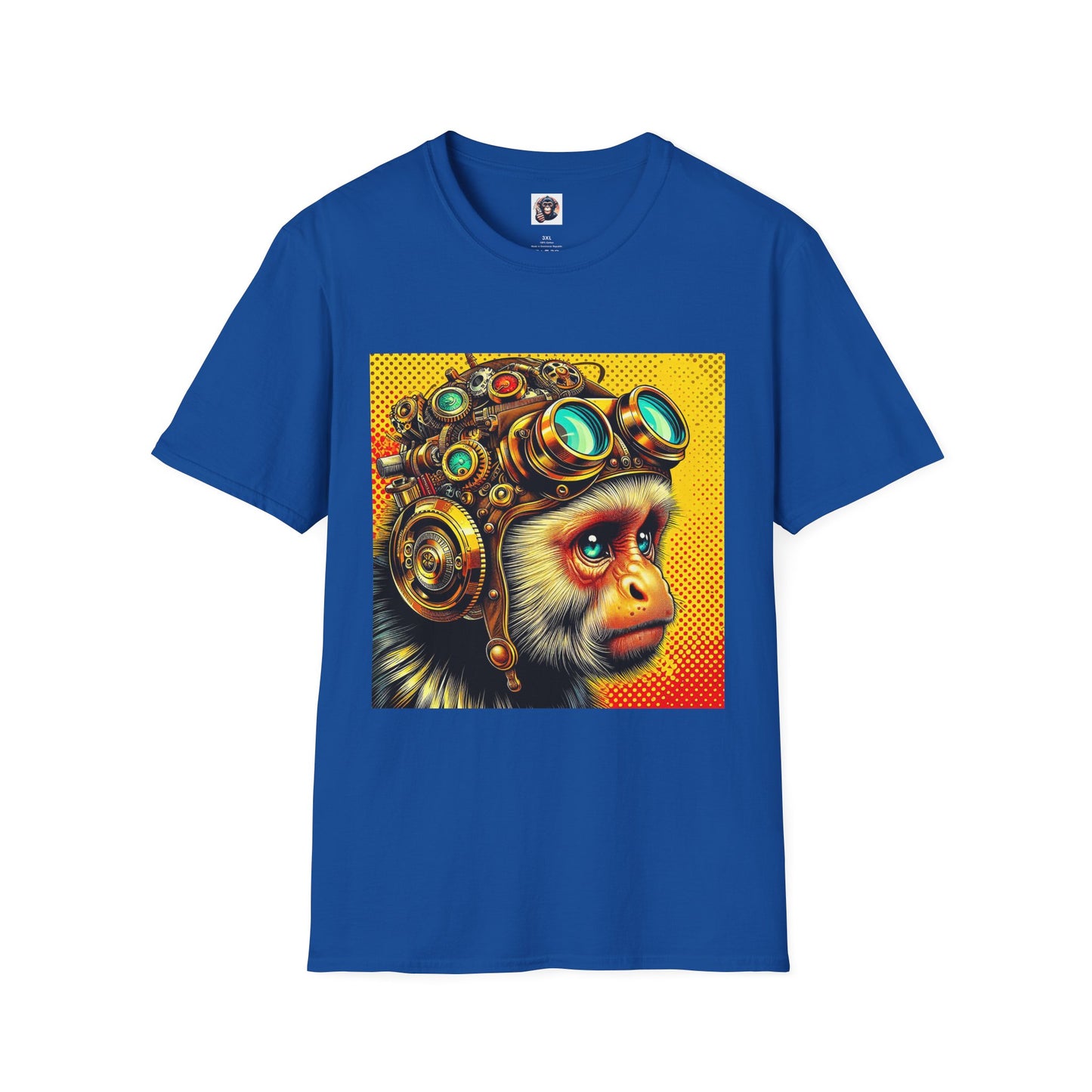 Capuchin Monkey T-Shirt Printify XS Royal 