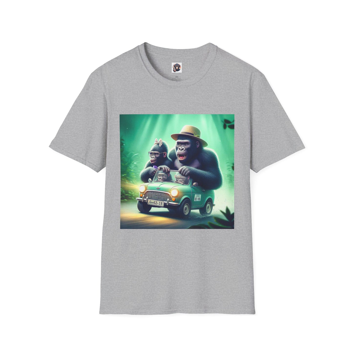 Wacky Gorilla T-Shirt Printify XS Sport Grey 