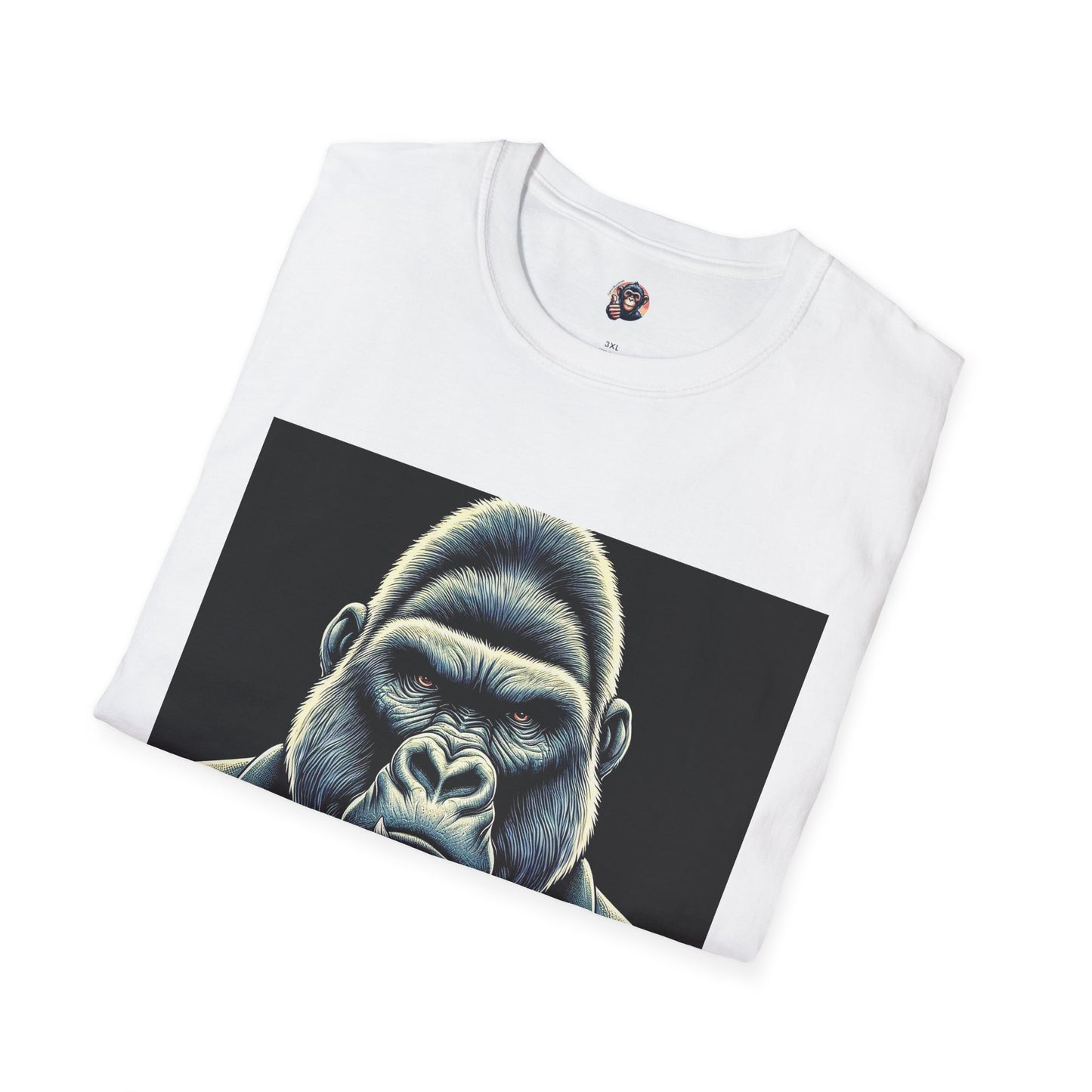 Gorilla T-Shirt Printify   