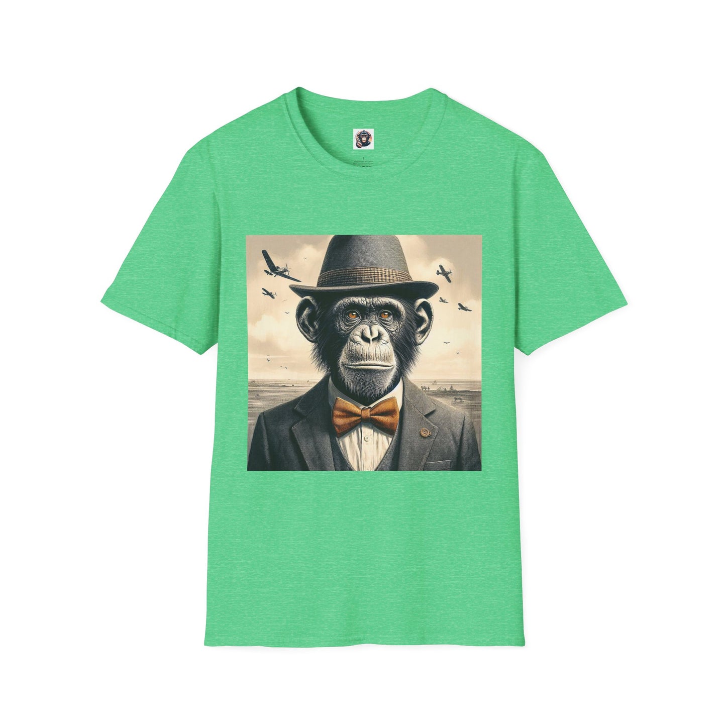 Bonobo T-Shirt Printify S Heather Irish Green 