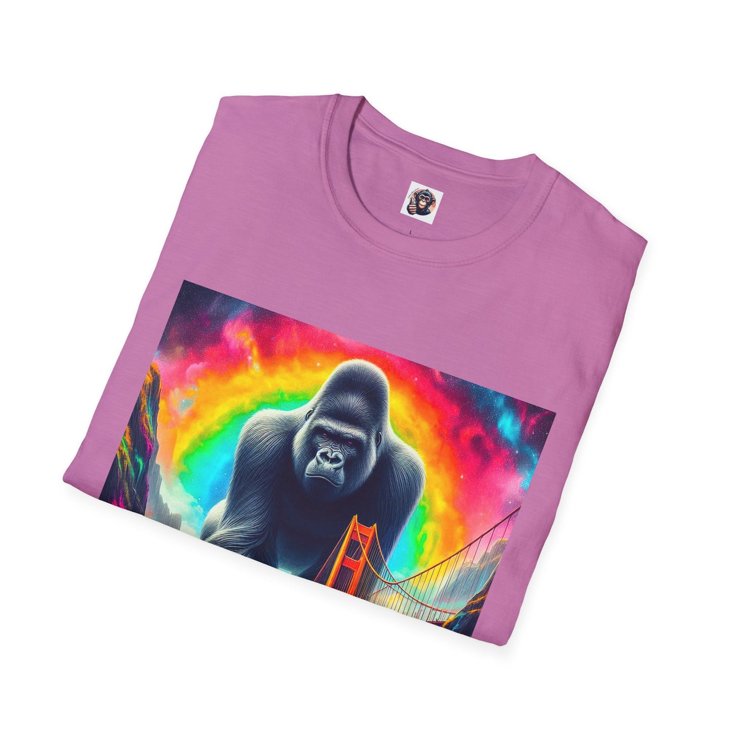 Gorilla T-Shirt Printify   