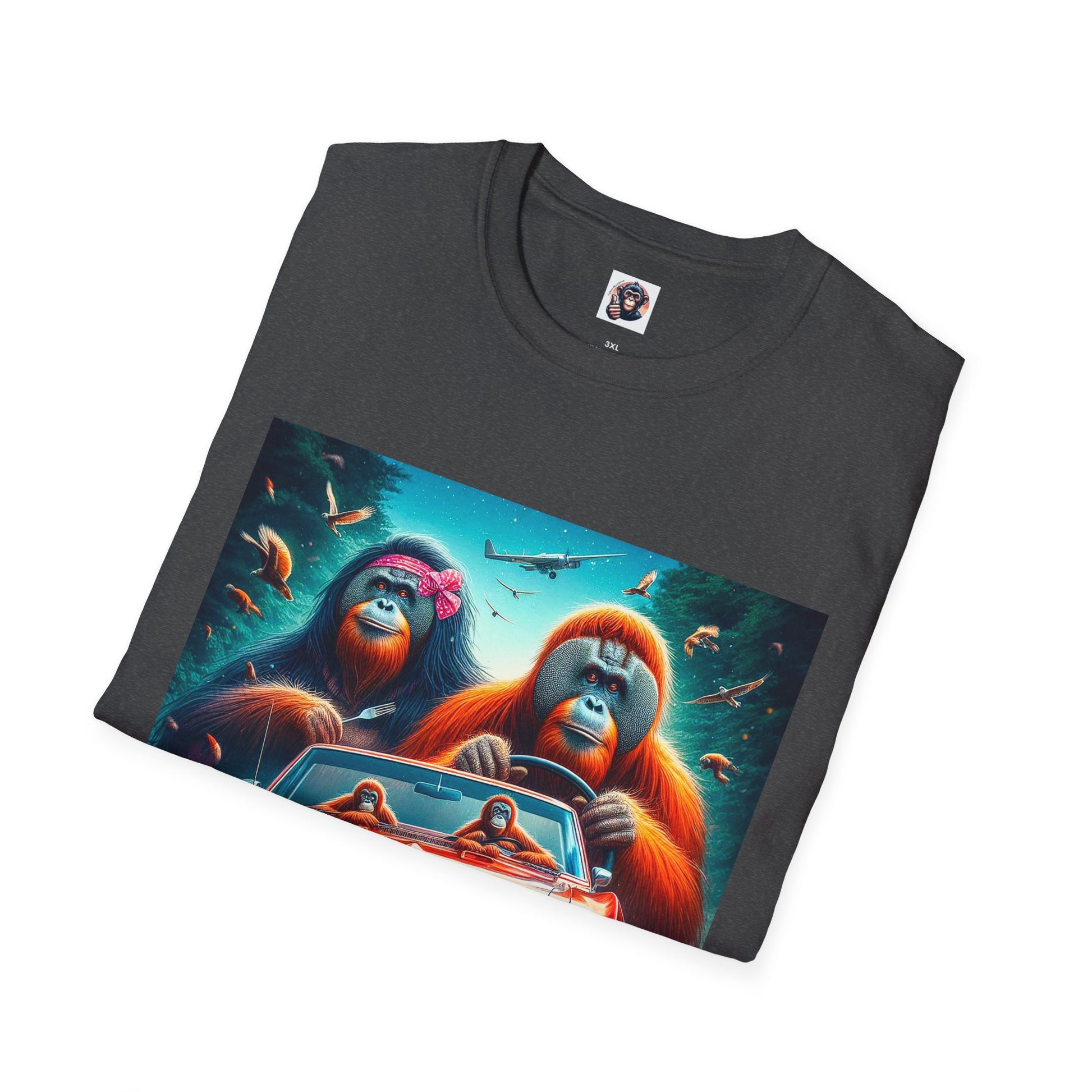 Wacky Orangutans T-Shirt Printify   