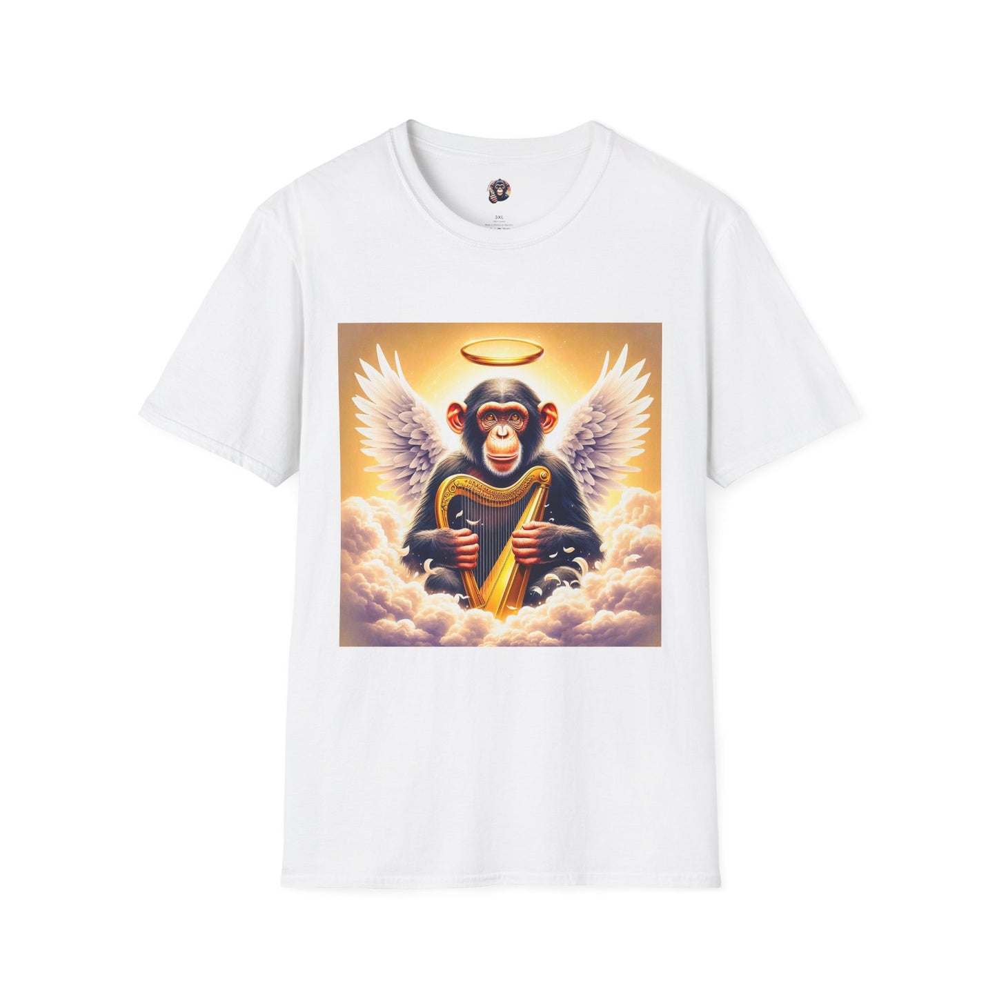 Chimp T-Shirt Printify S White 