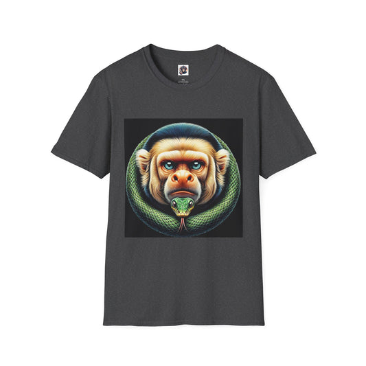 Capuchin Monkey T-Shirt Printify XS Dark Heather 