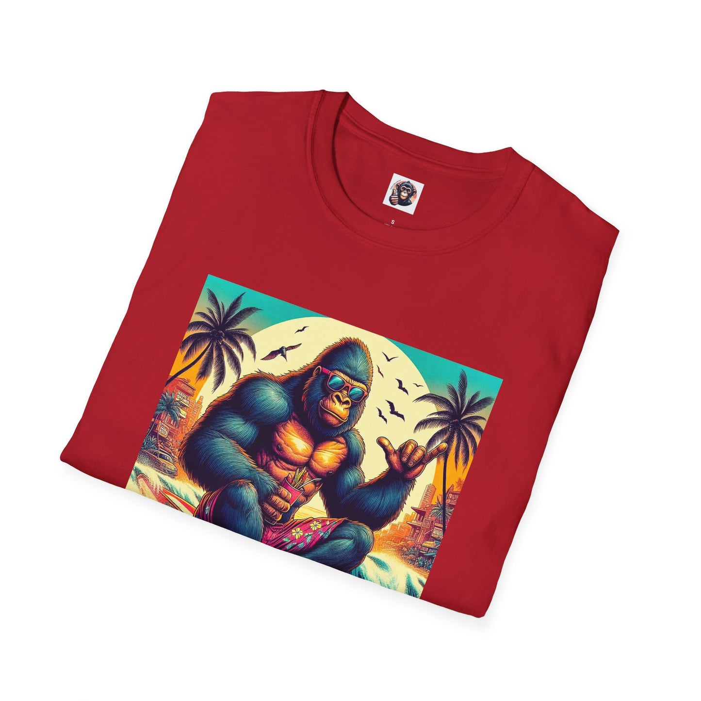 Gorilla T-Shirt Printify   