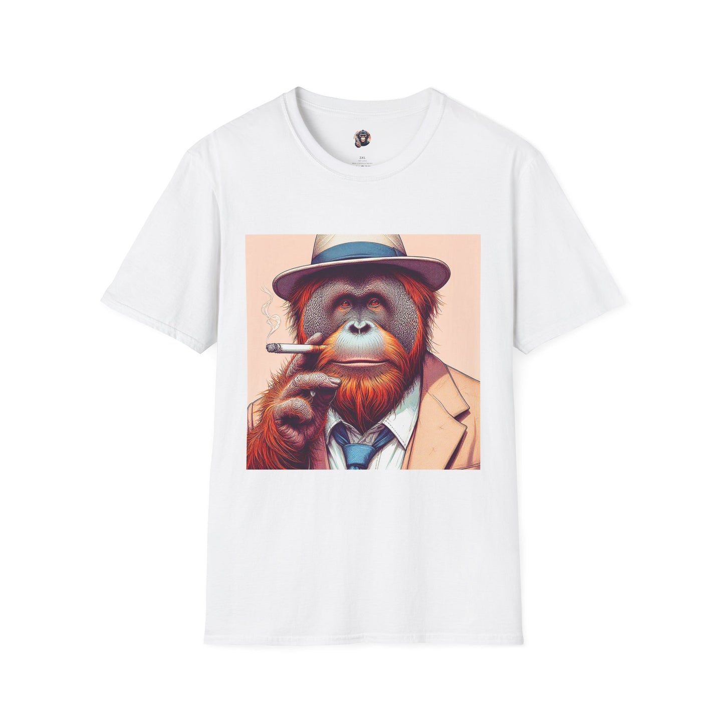 Orangutans T-Shirt Printify S White 