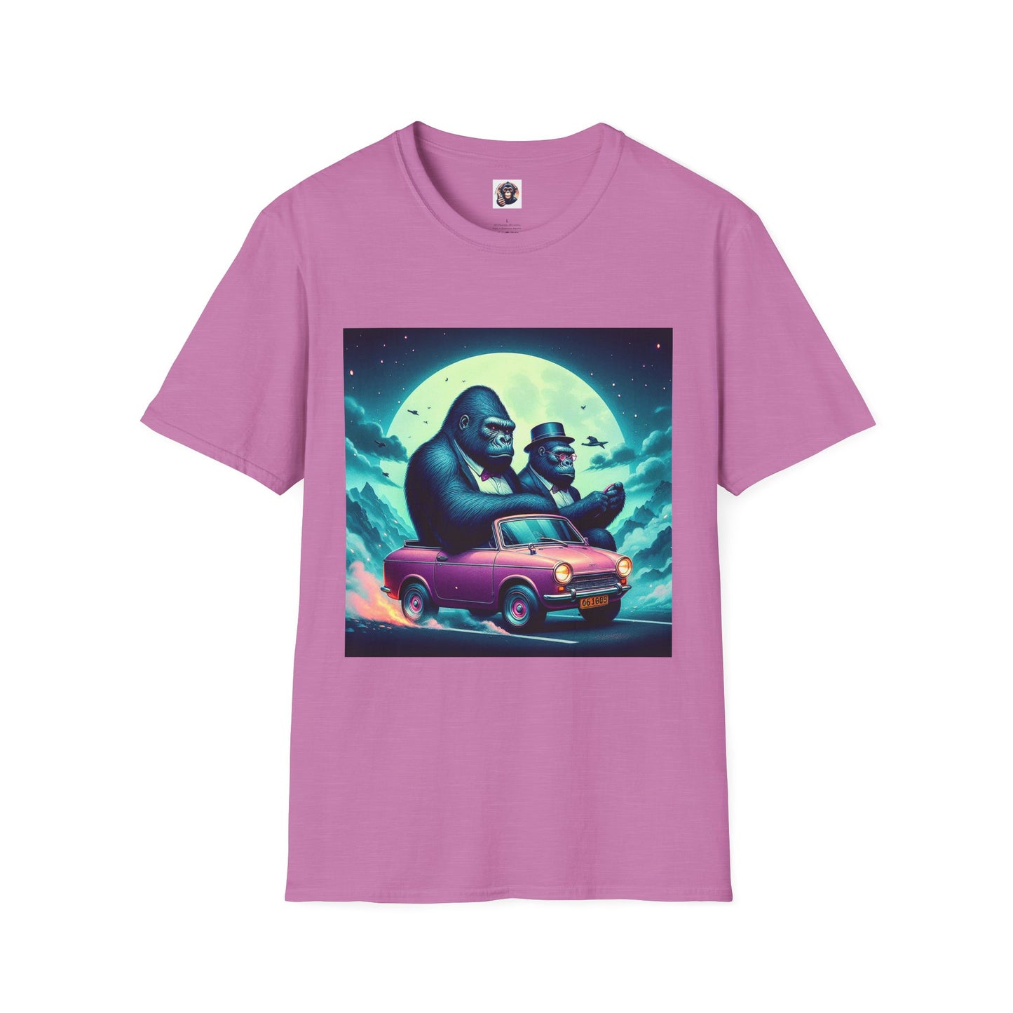 Wacky Gorilla T-Shirt Printify S Heather Radiant Orchid 