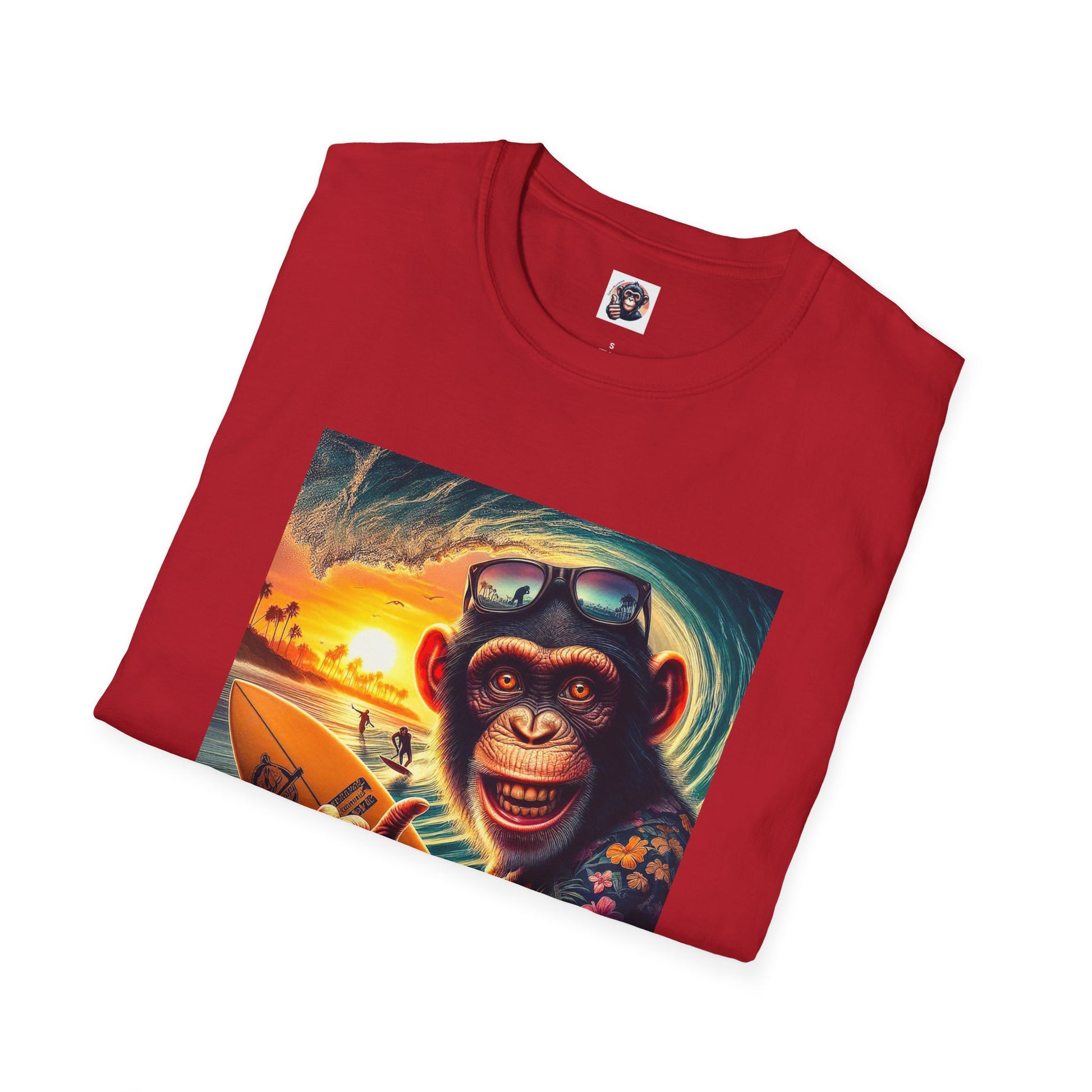 Chimp T-Shirt Printify   