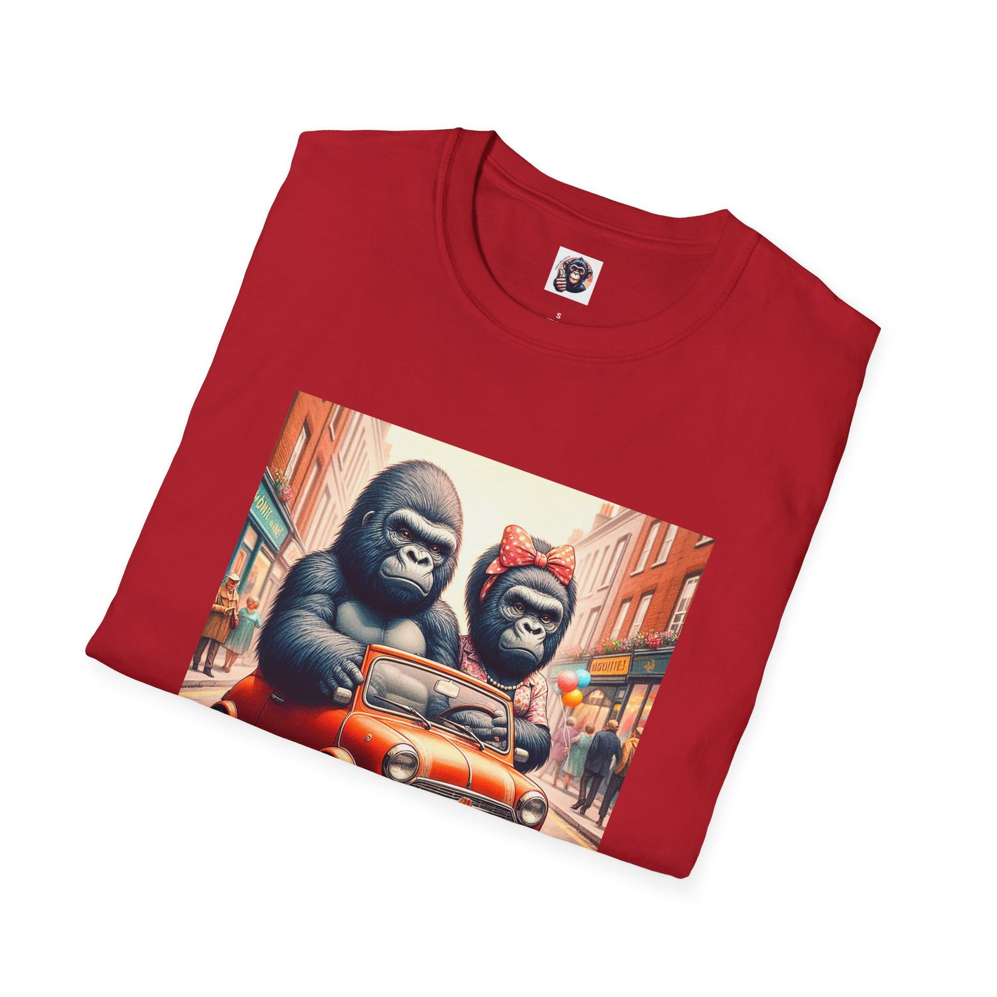 Wacky Gorilla T-Shirt Printify   