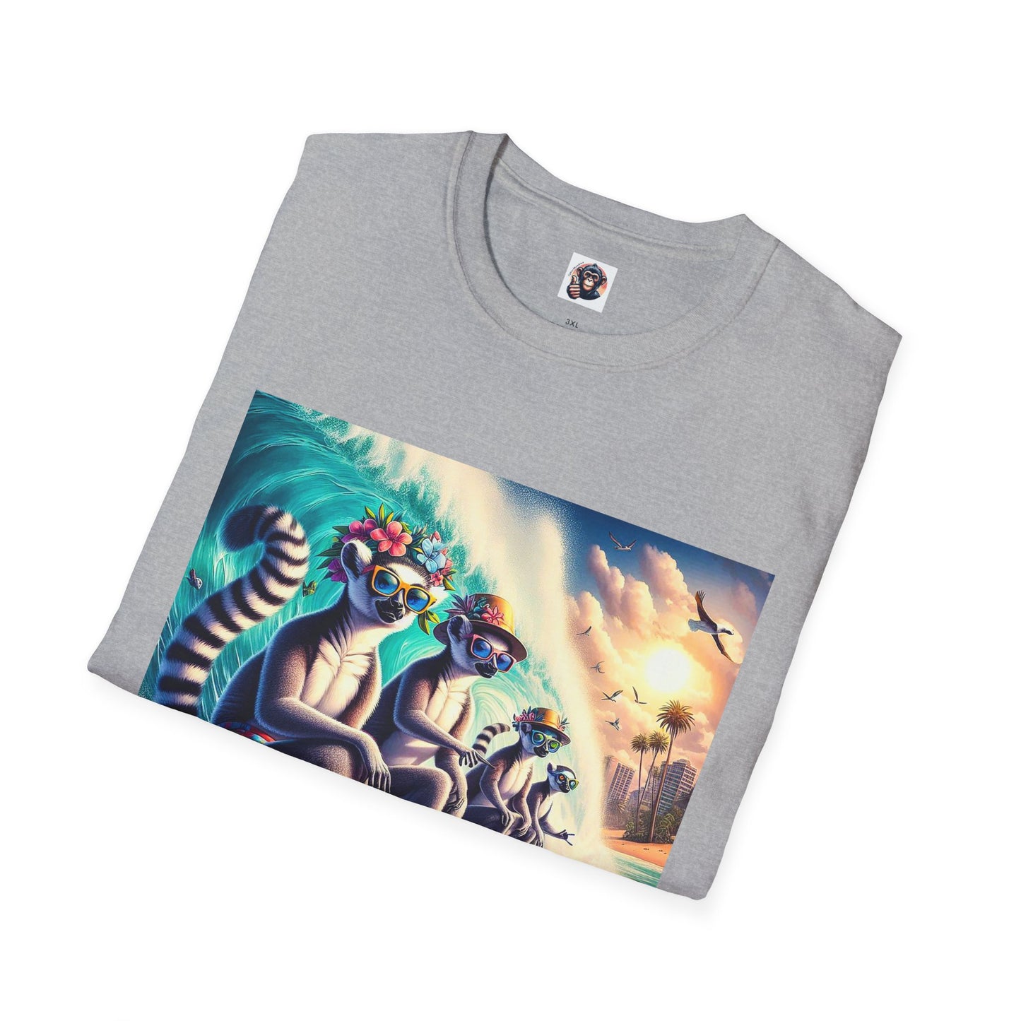 Lemurs T-Shirt Printify   