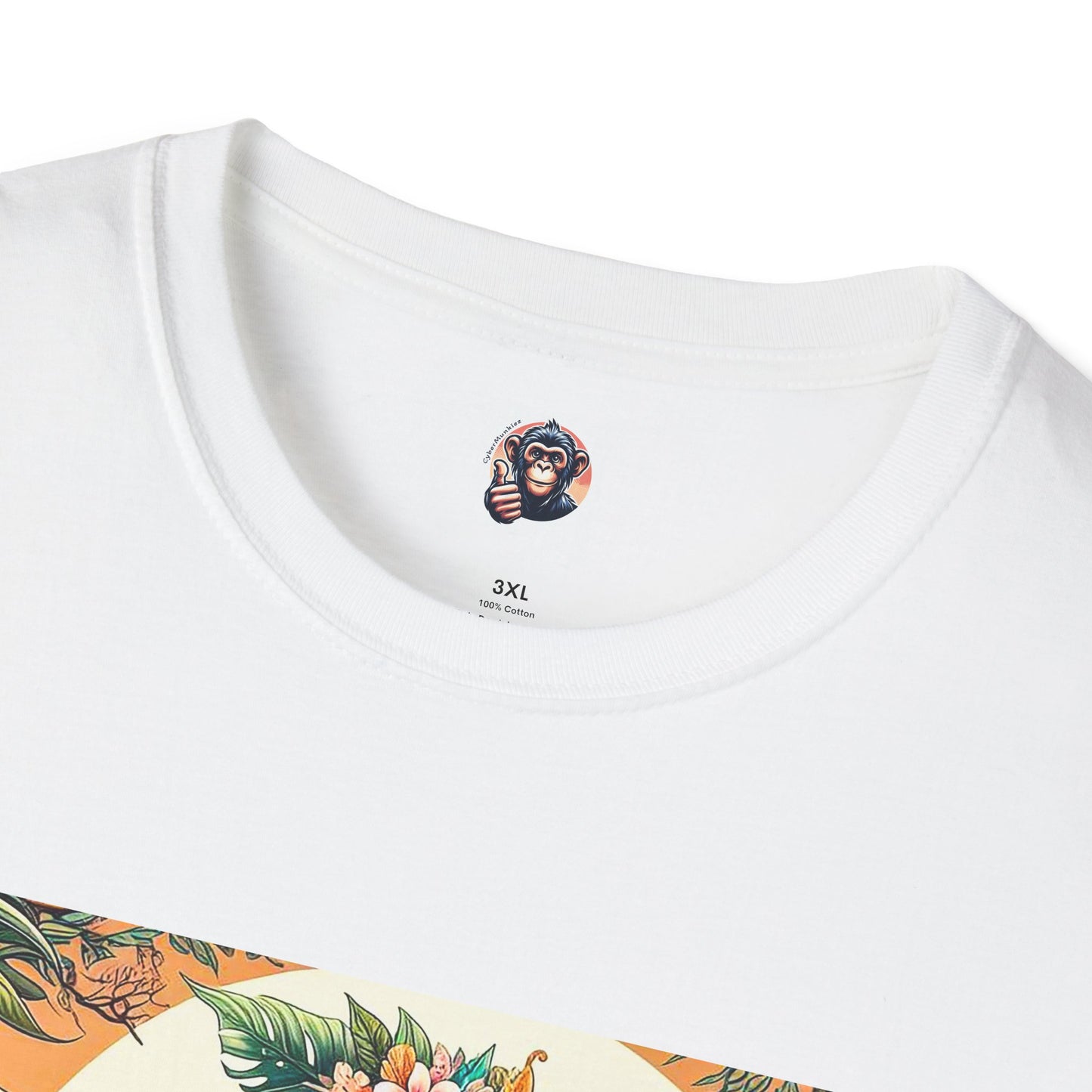 Chimp T-Shirt Printify   