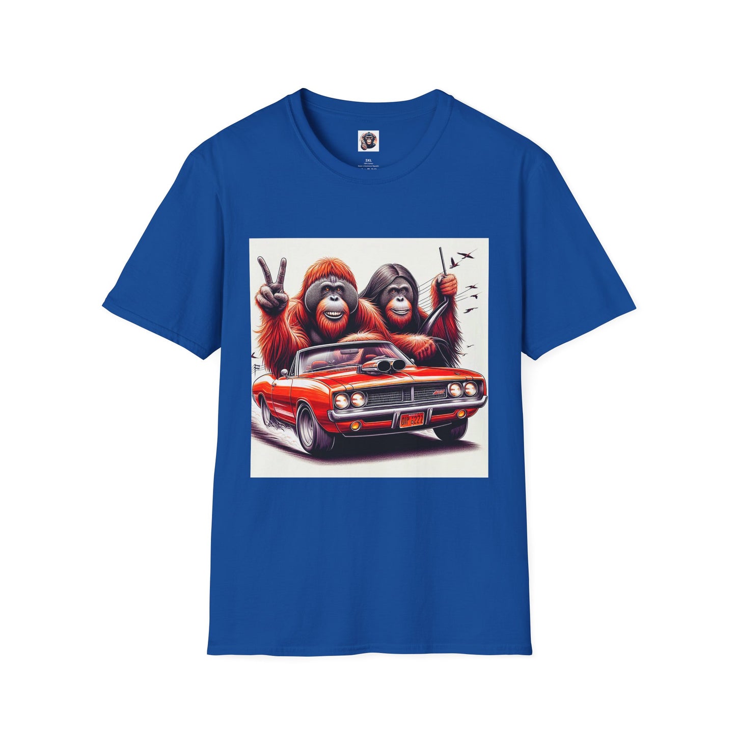 Wacky Orangutans T-Shirt Printify XS Royal 