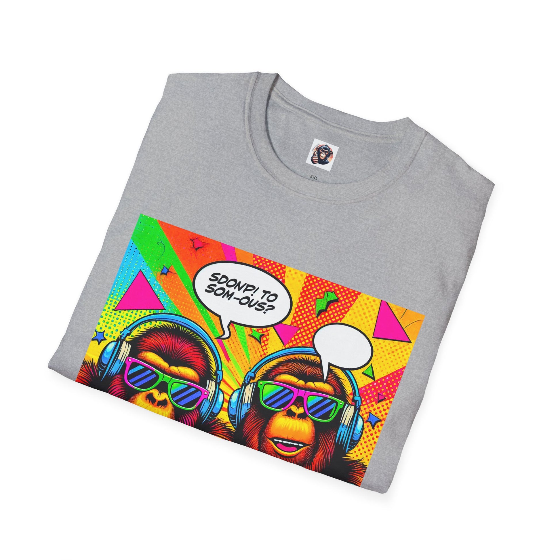 Orangutans comic book T-Shirt Printify