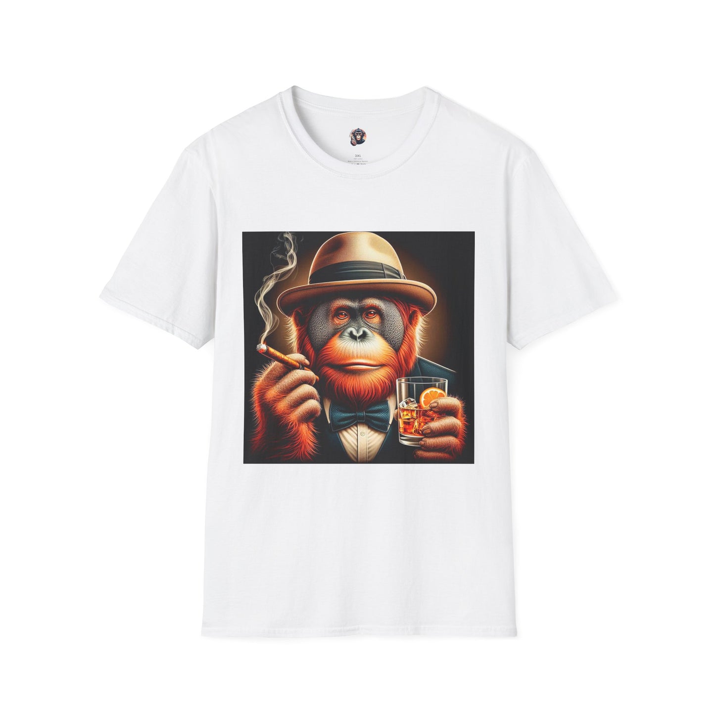 Orangutans T-Shirt Printify S White 