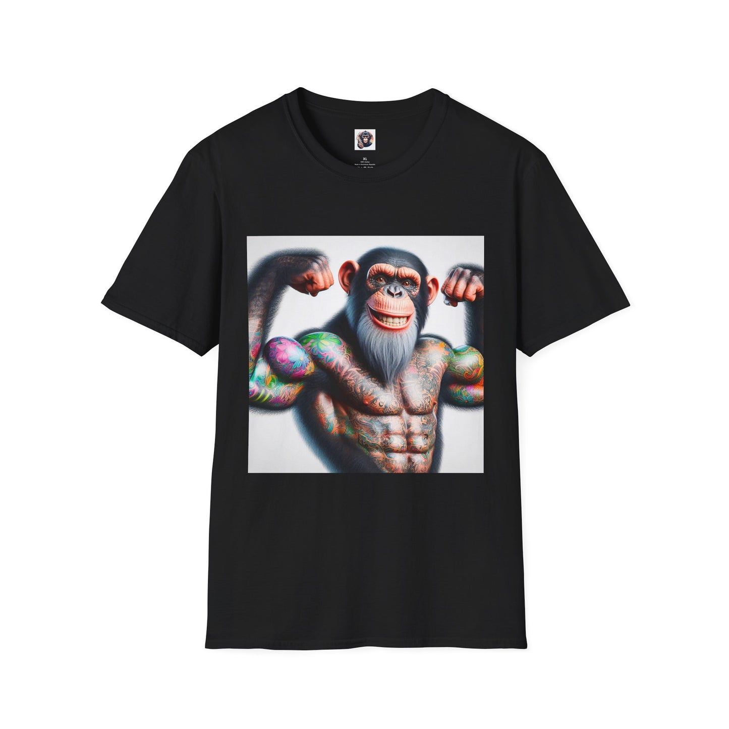 Chimp T-Shirt Printify XS Black 