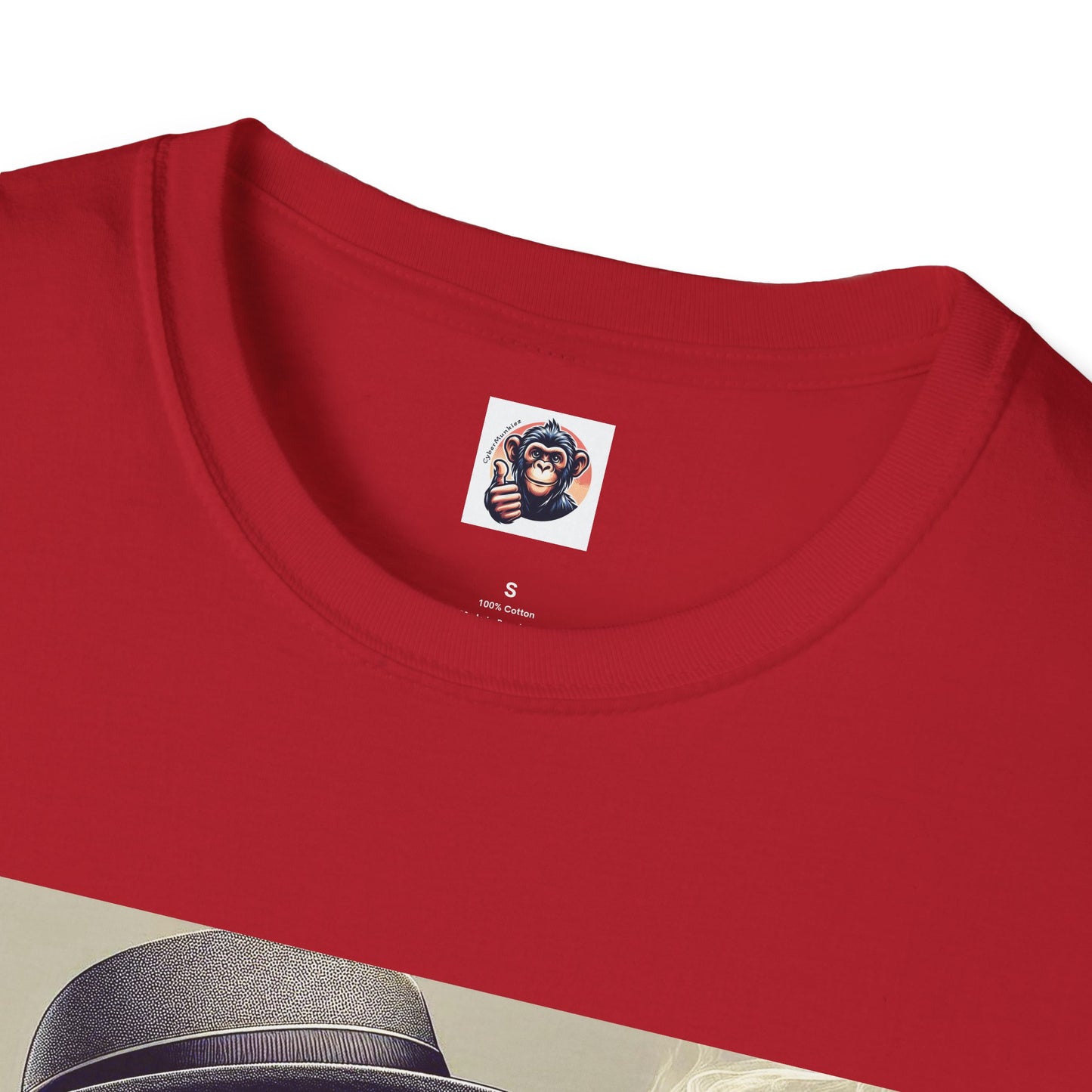 Chimp smoking shirt