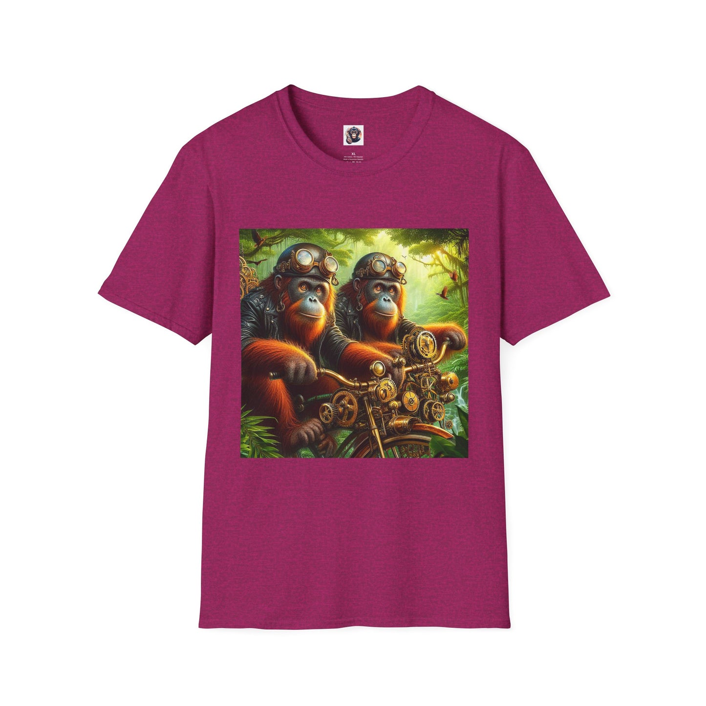 Orangutans T-Shirt Printify S Antique Heliconia 