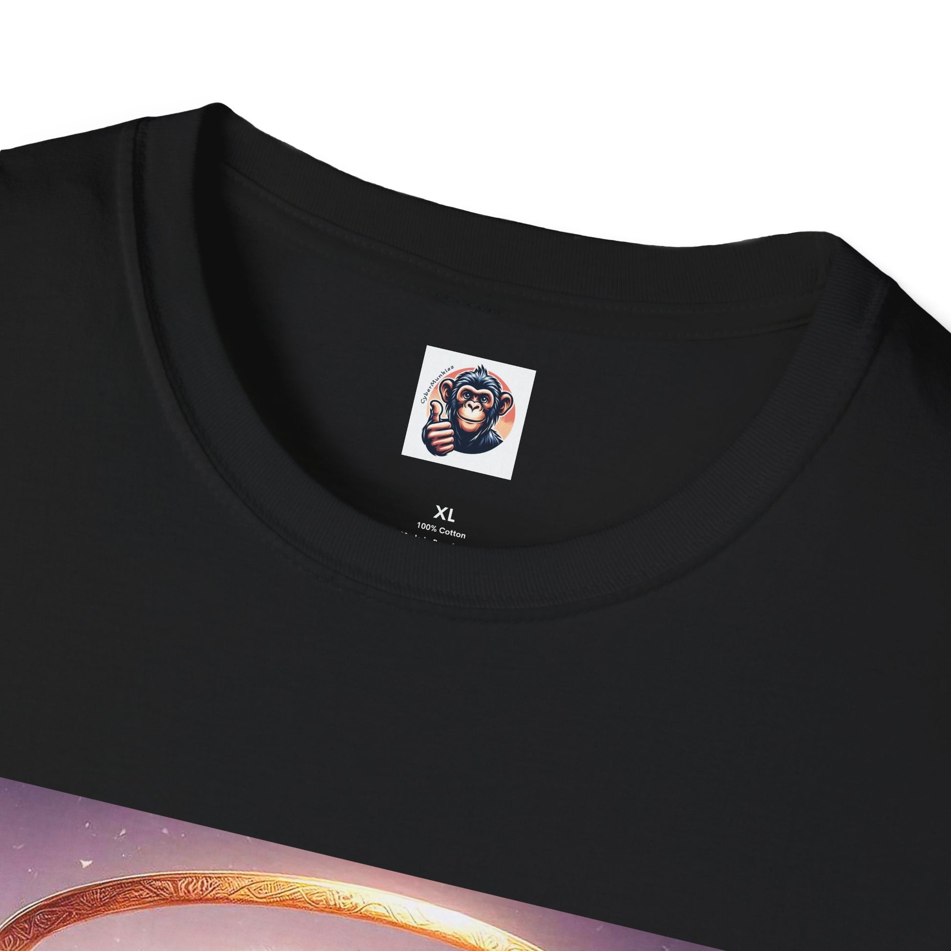 Capuchin Monkey heavenly Angel T-Shirt Printify