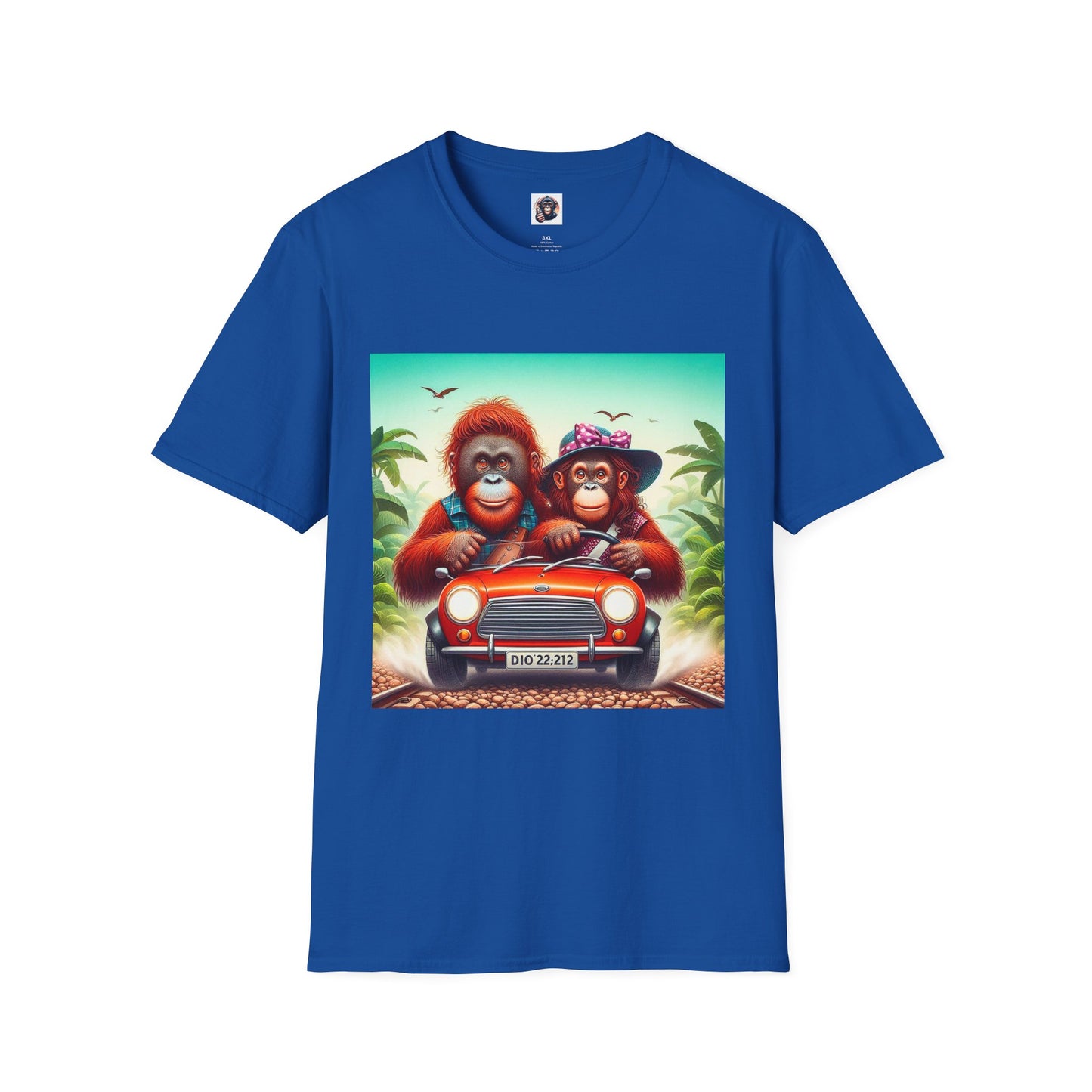 Wacky Orangutans T-Shirt Printify XS Royal 