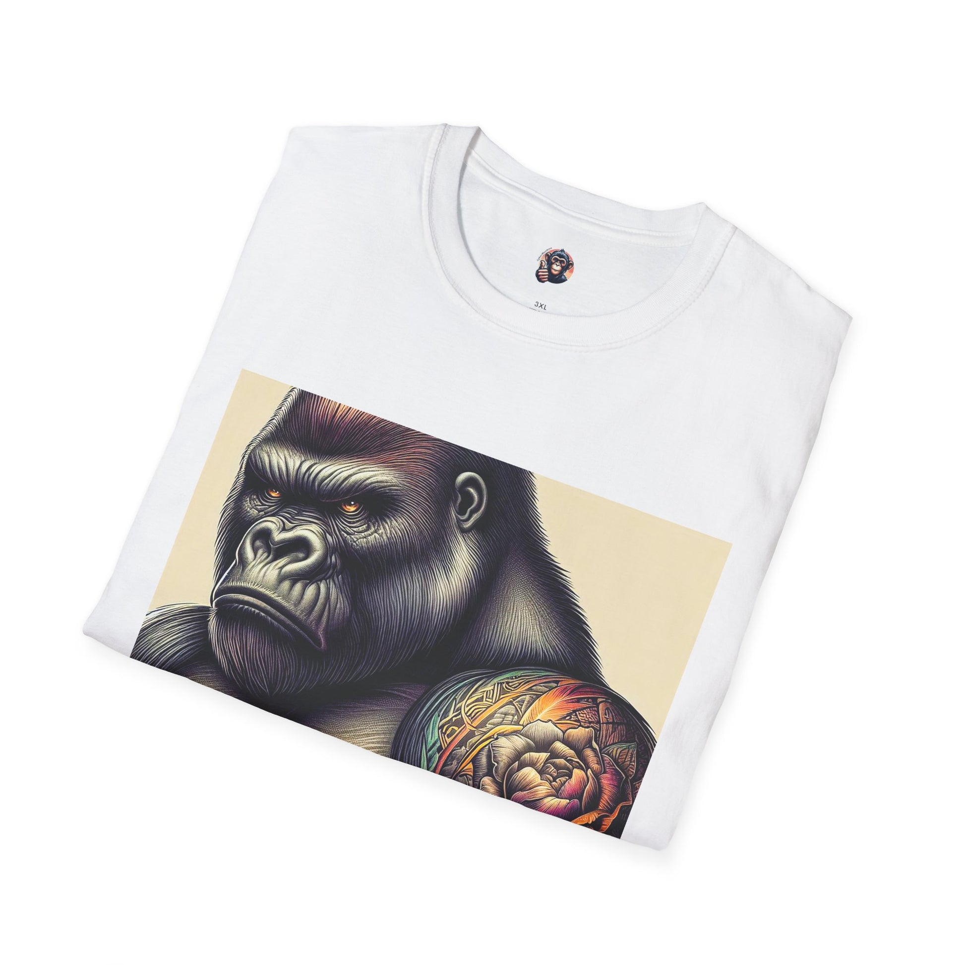 Gorilla T-Shirt Printify   