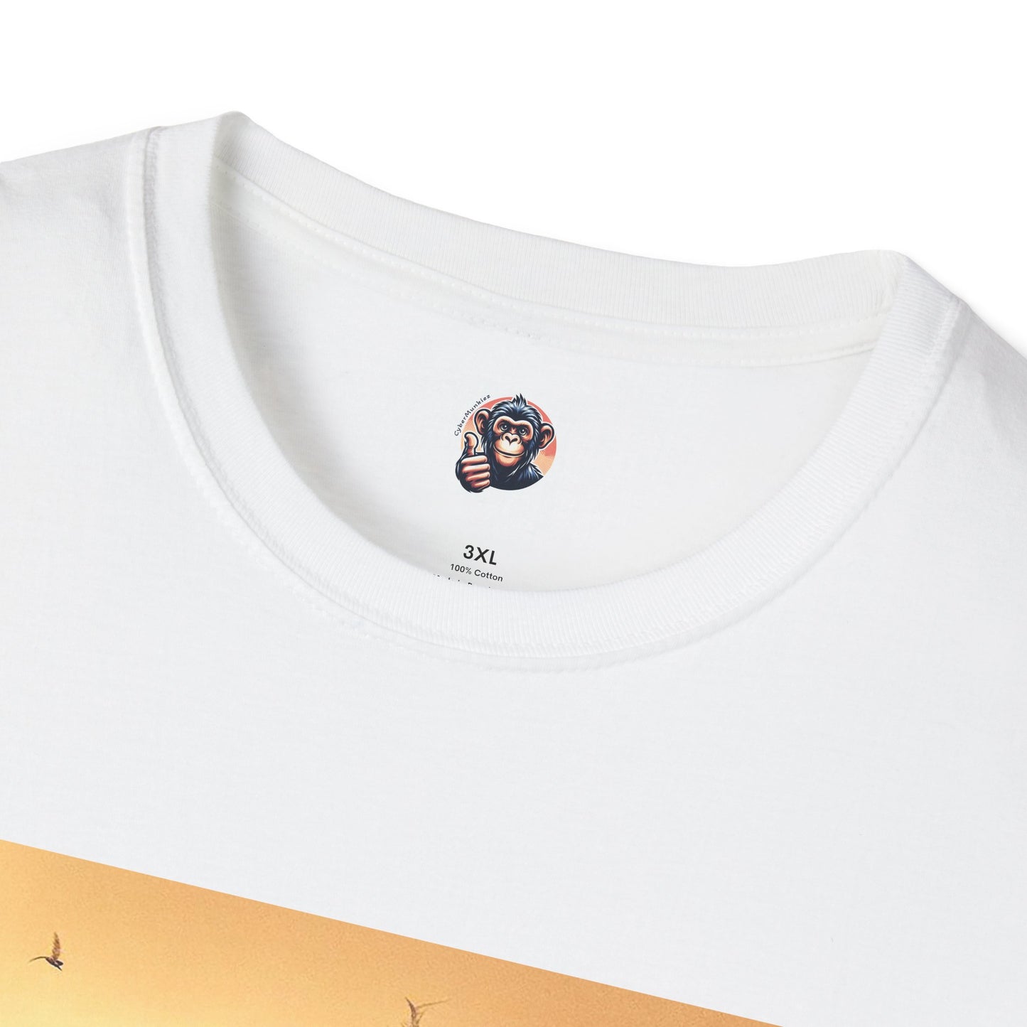 Wacky Capuchin Monkey dessert driving T-Shirt Printify