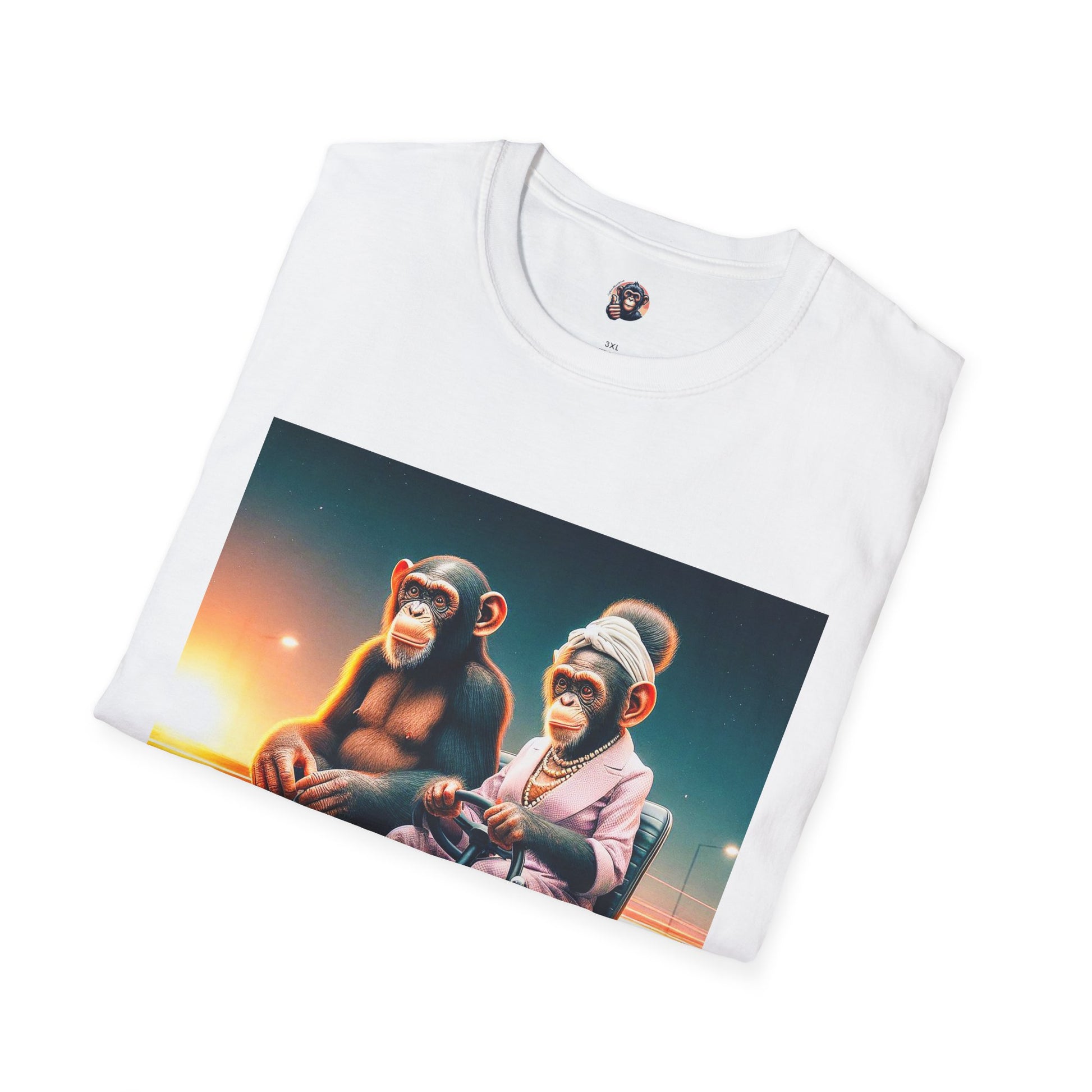 Wacky Bonobo T-Shirt Printify   